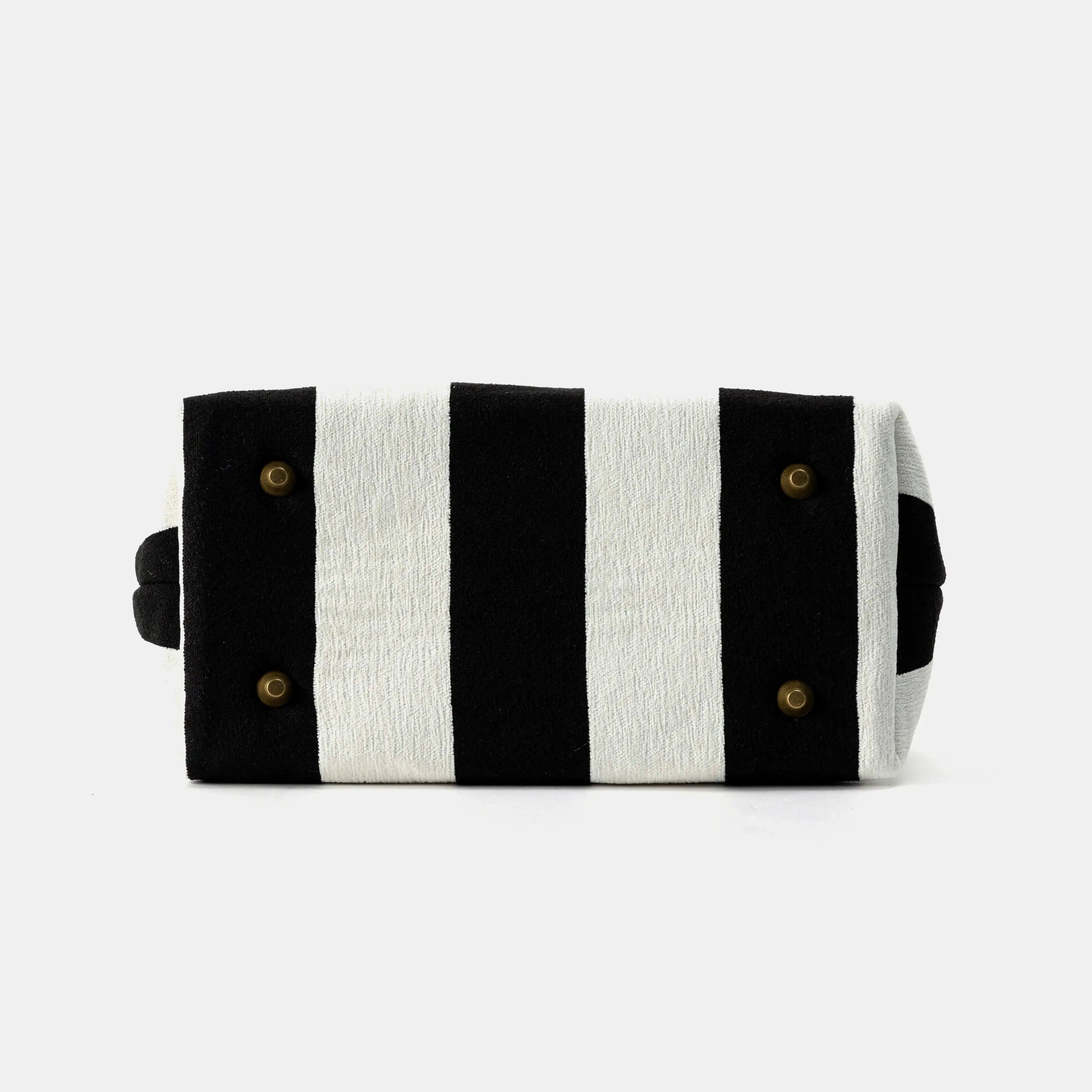 Black & White Beetlejuice Carpet Satchel bottom