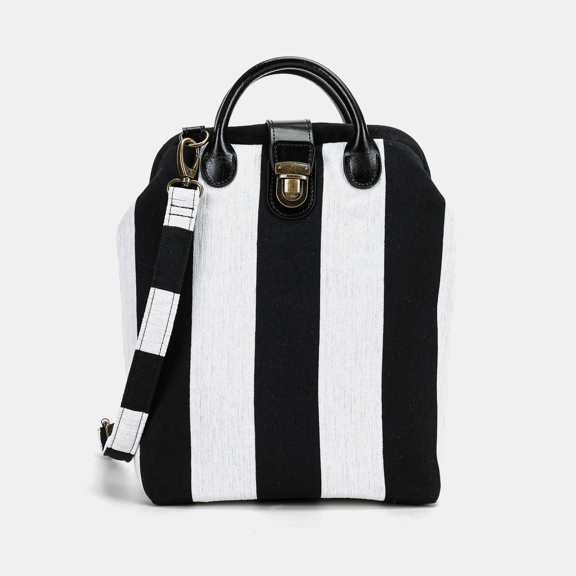 Black & White Beetlejuice Everyday Backpack of America with a shoulder strap