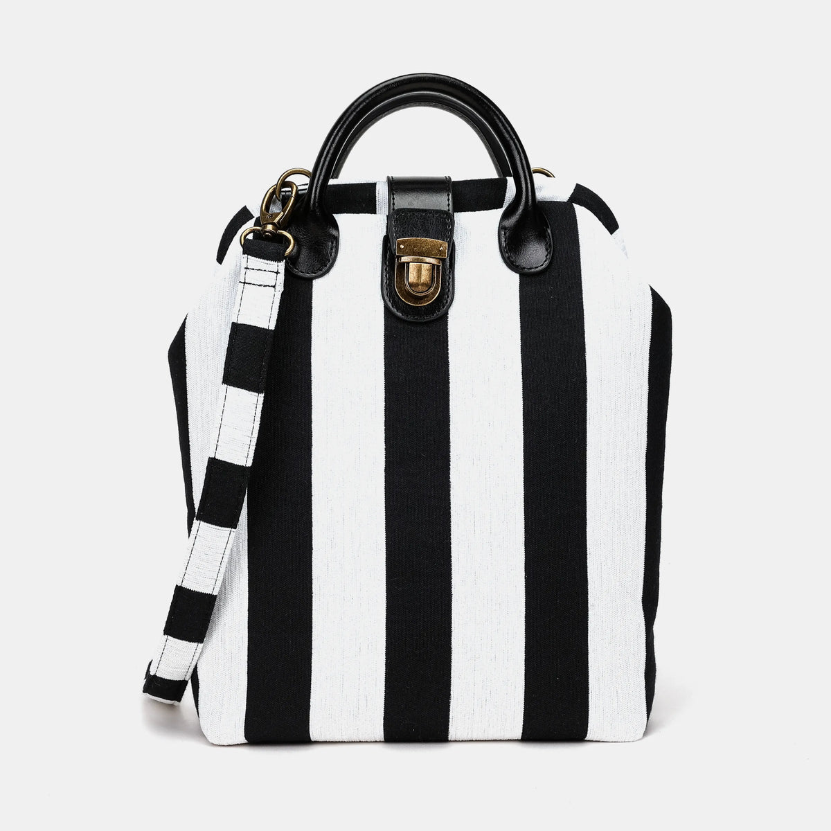 Black & White Beetlejuice Everyday Backpack of America with a shoulder strap
