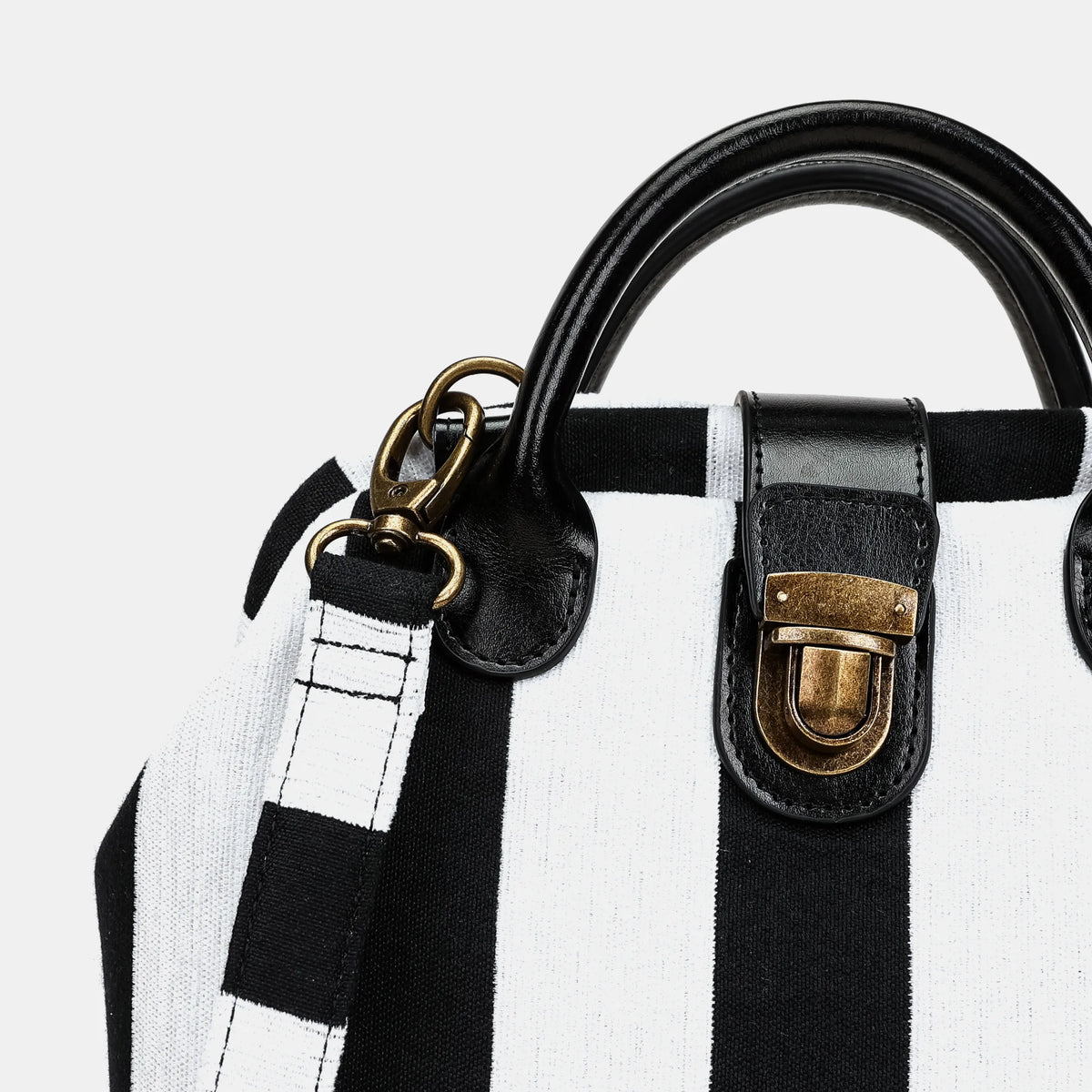 Black & White Beetlejuice Everyday Backpack of America buckle
