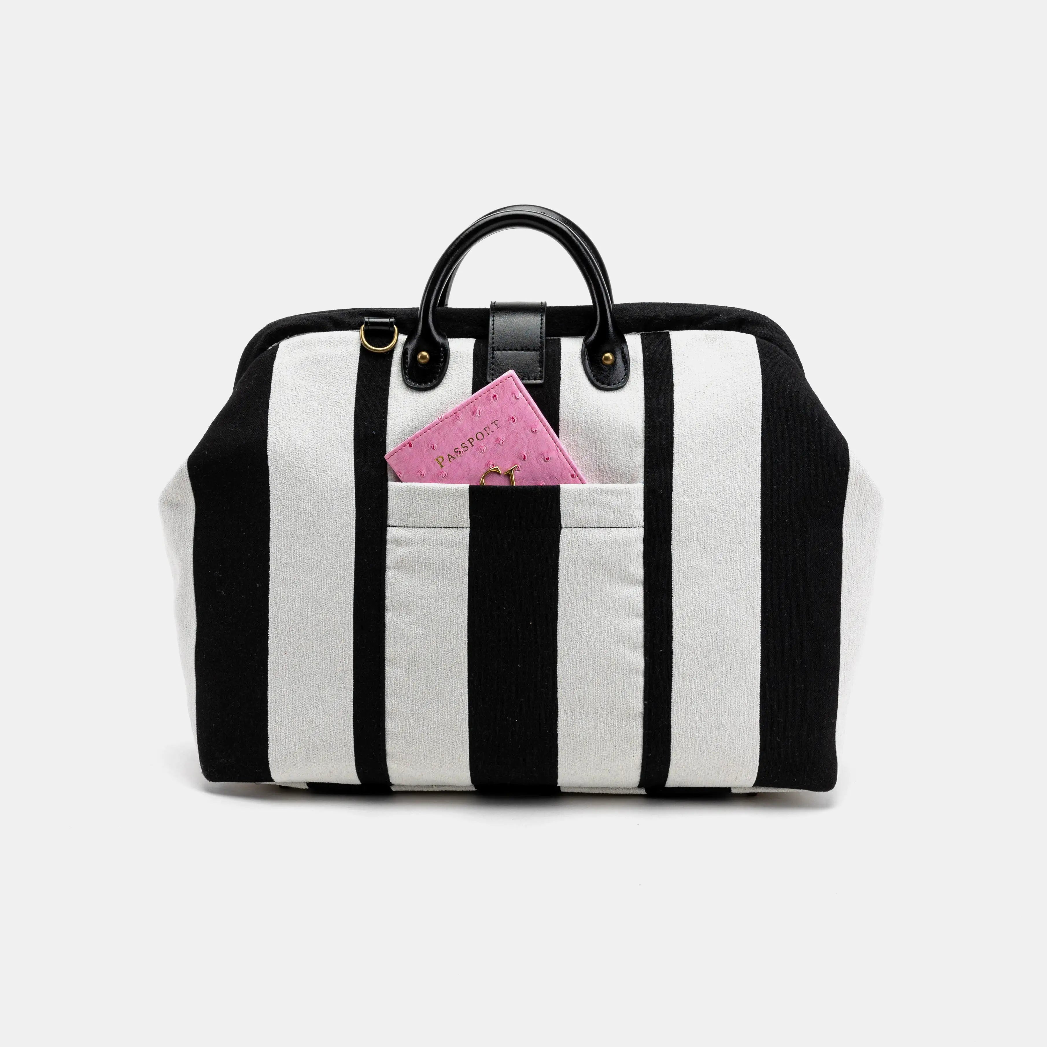 Black & White Beetlejuice Laptop Work Bag of America back