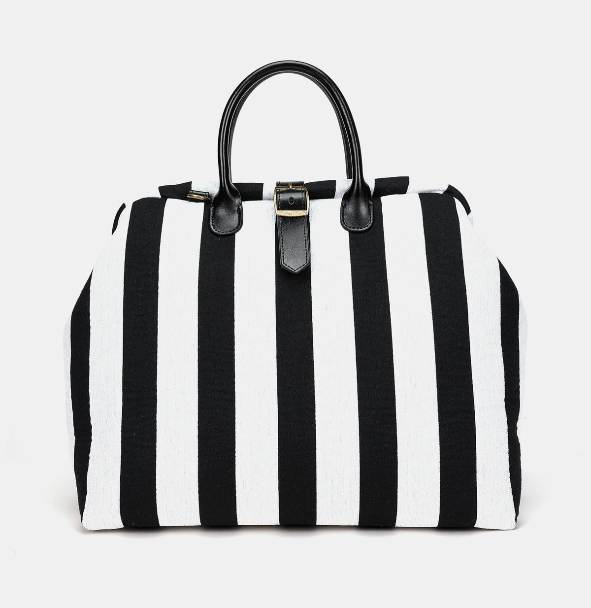 Black & White Beetlejuice Mary Poppins Weekender Carpetbag of America main