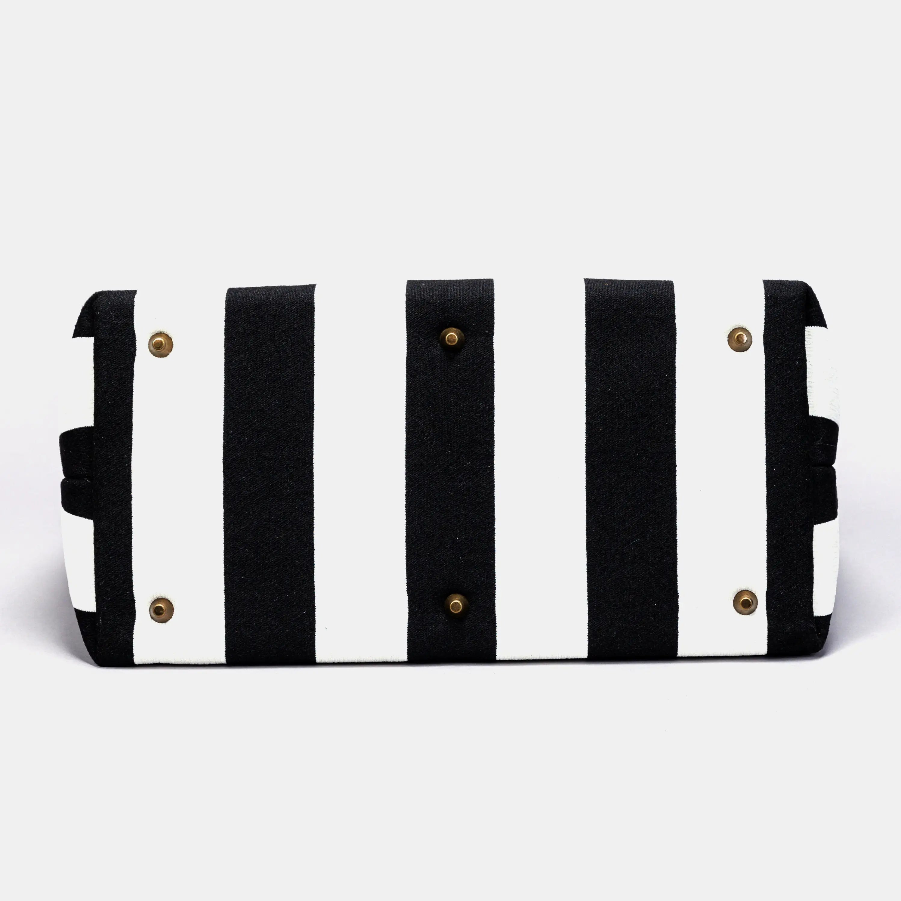 Black & White Beetlejuice Mary Poppins Weekender Carpetbag of America bottom