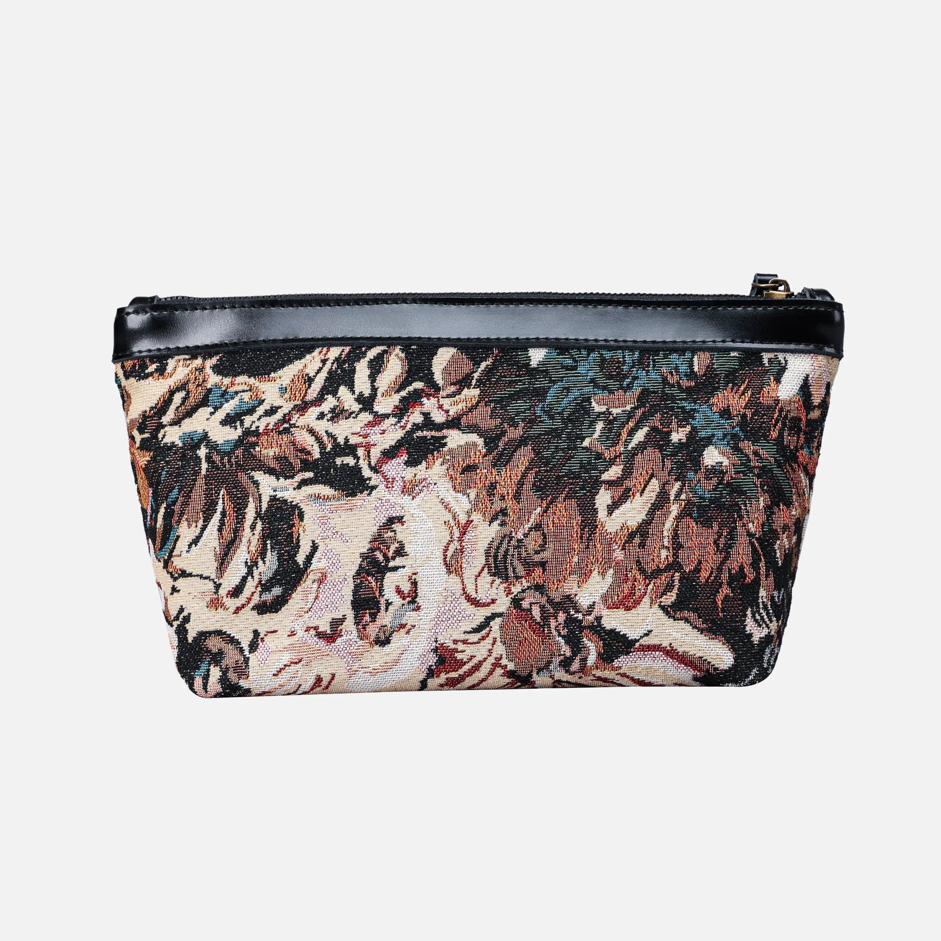 Blooming Daisy Black Carpet Makeup Bag Carpetbag of America back