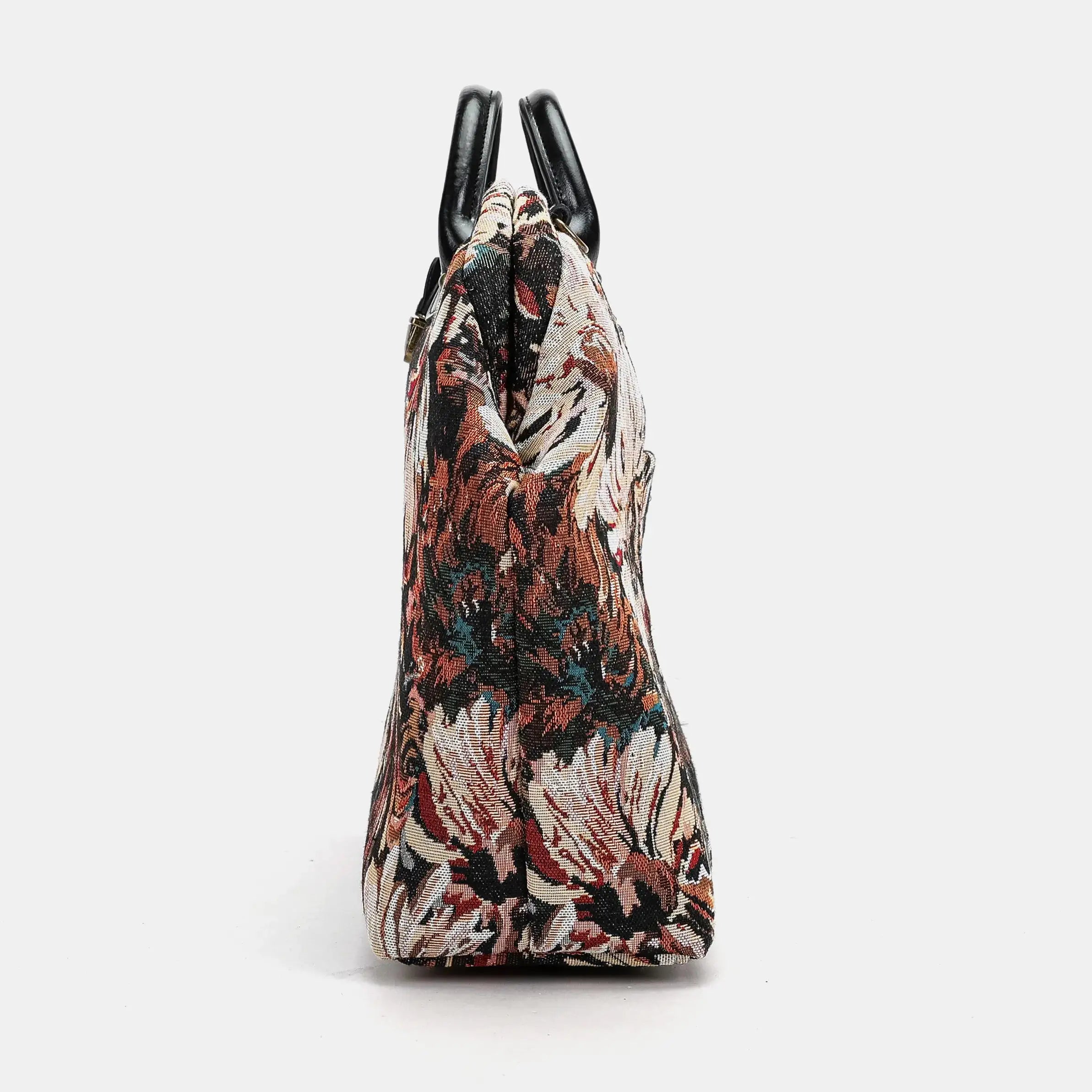 Daisy Black Laptop Work Bag of America side