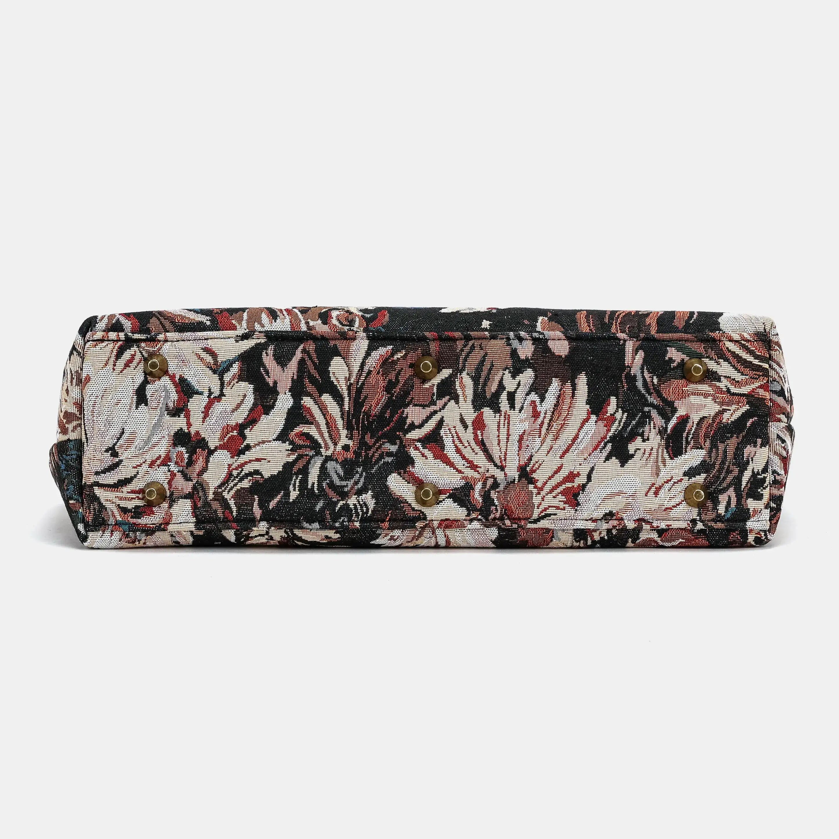 Daisy Black Laptop Work Bag  of America bottom