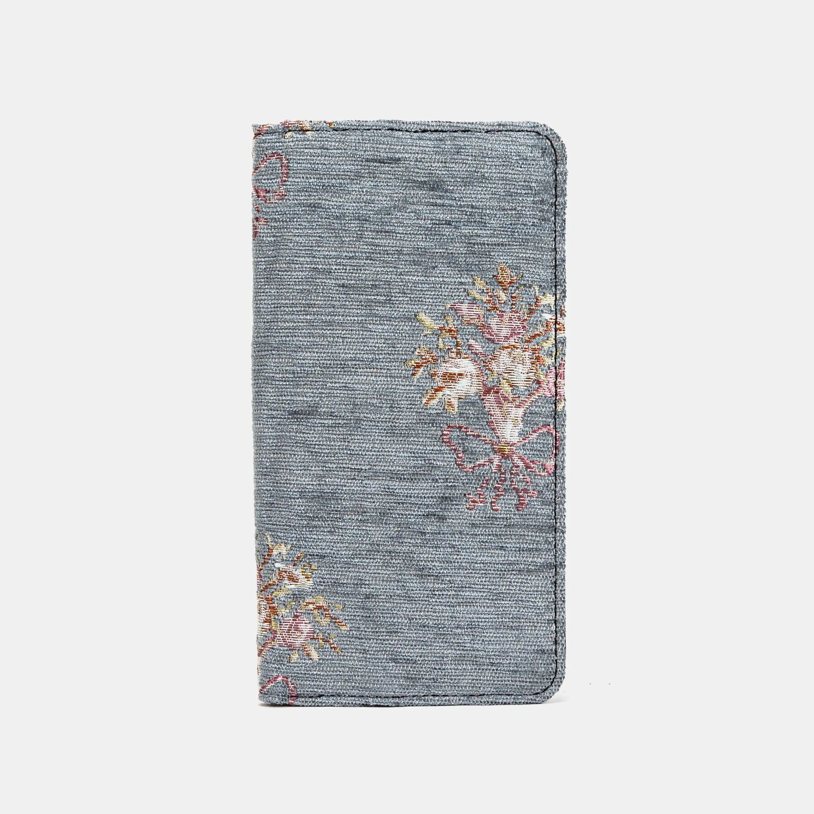 Bouquet Grey Flap Checkbook Cover of America main