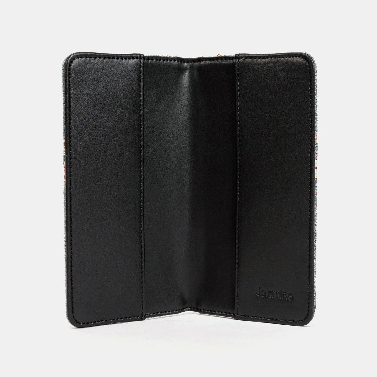 Bouquet Grey Flap Checkbook Cover  of America inside