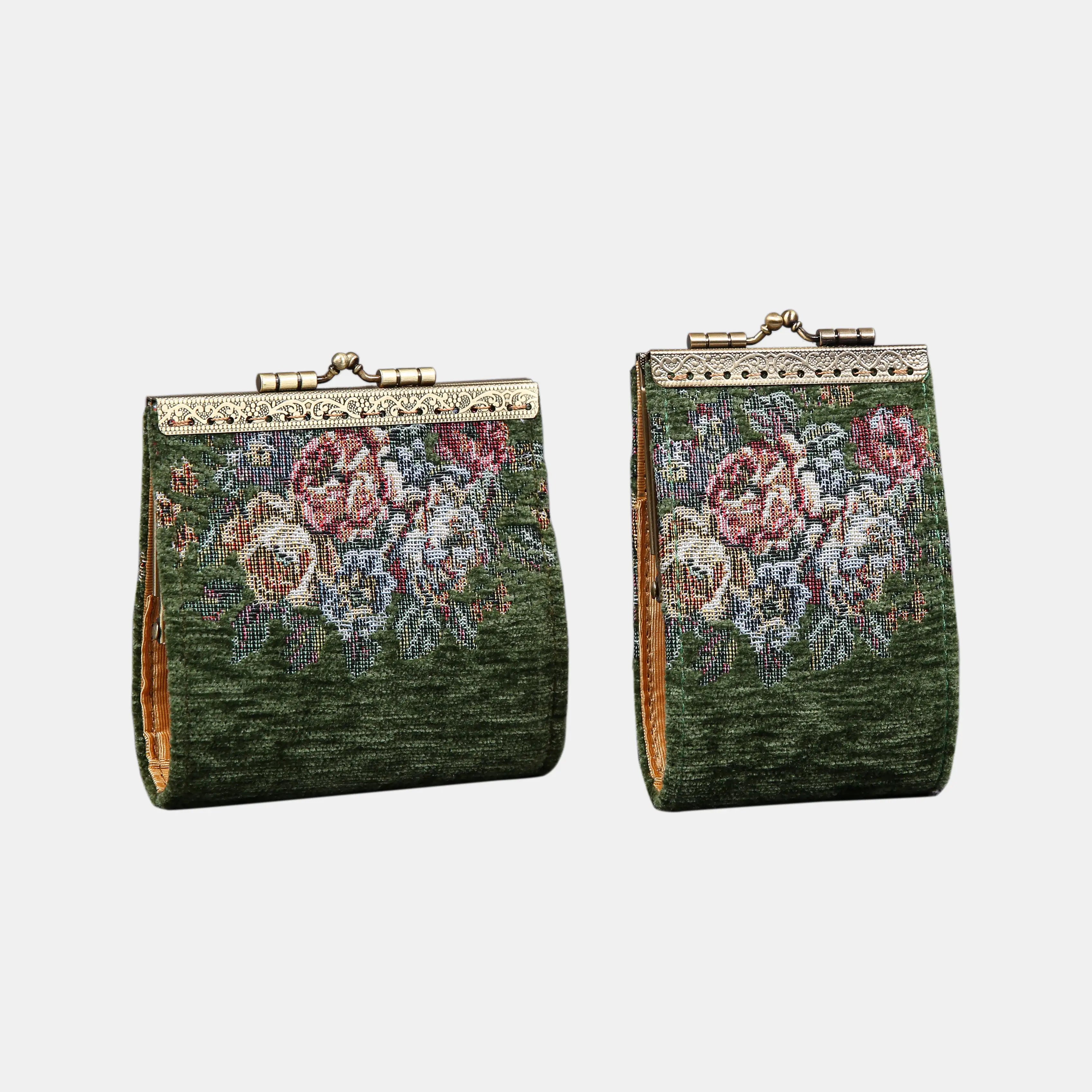 Rose Series Arugula Green Card Wallet  of America 11&17 main
