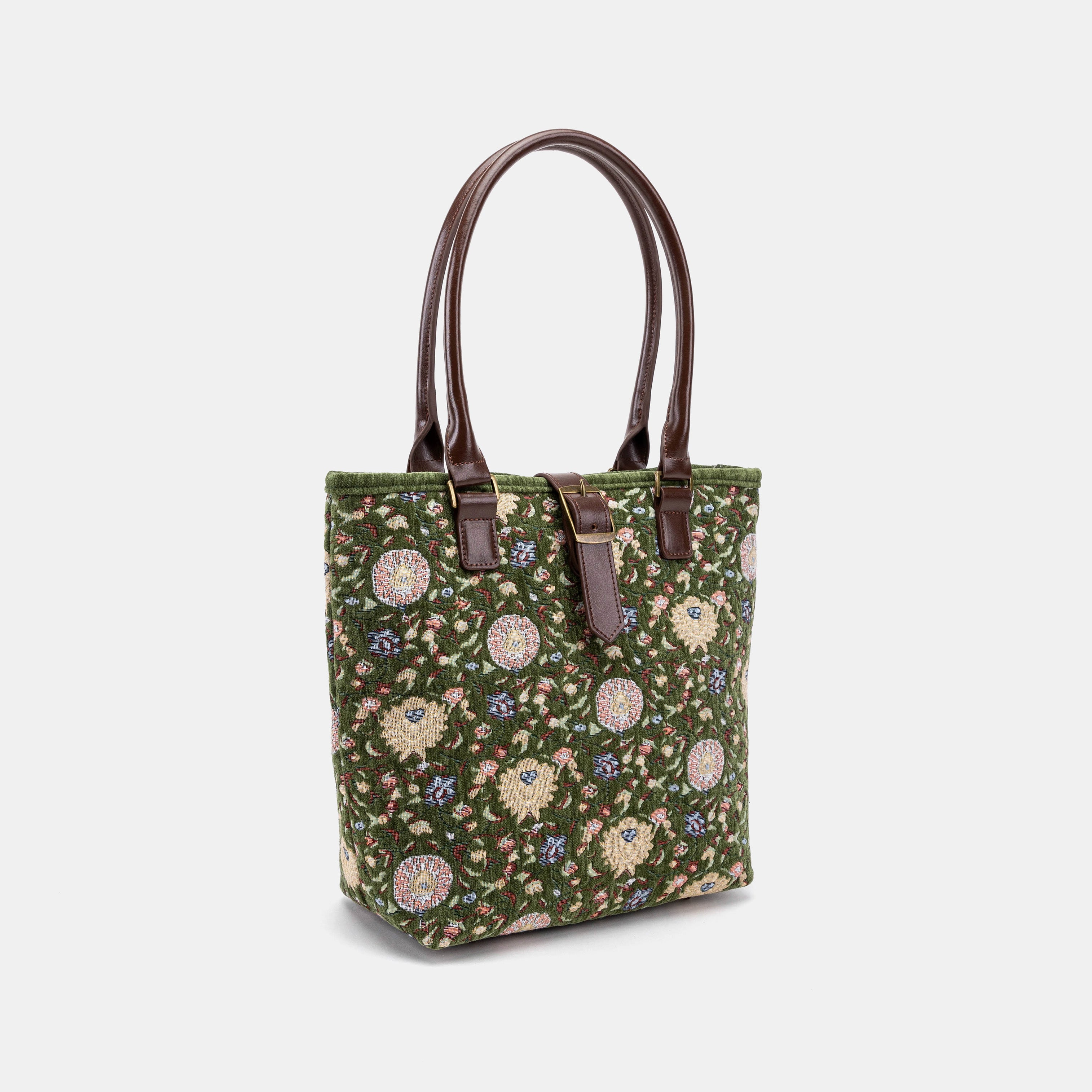 Bouquet Rose Arugula Green Everyday Tote of America front side