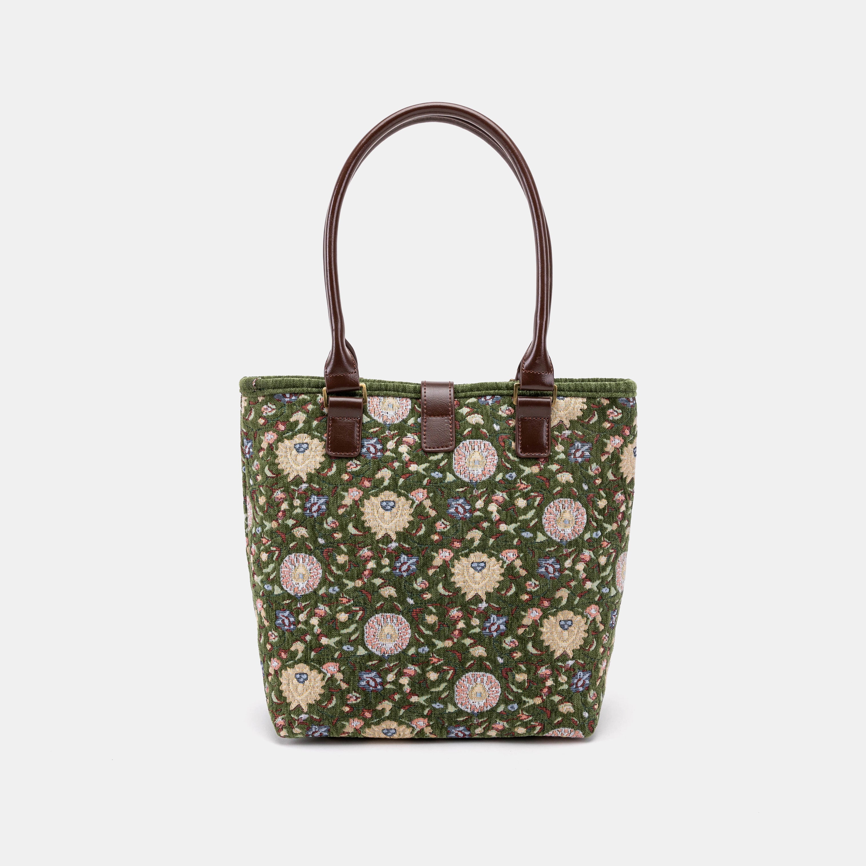 Bouquet Rose Arugula Green Everyday Tote of America back