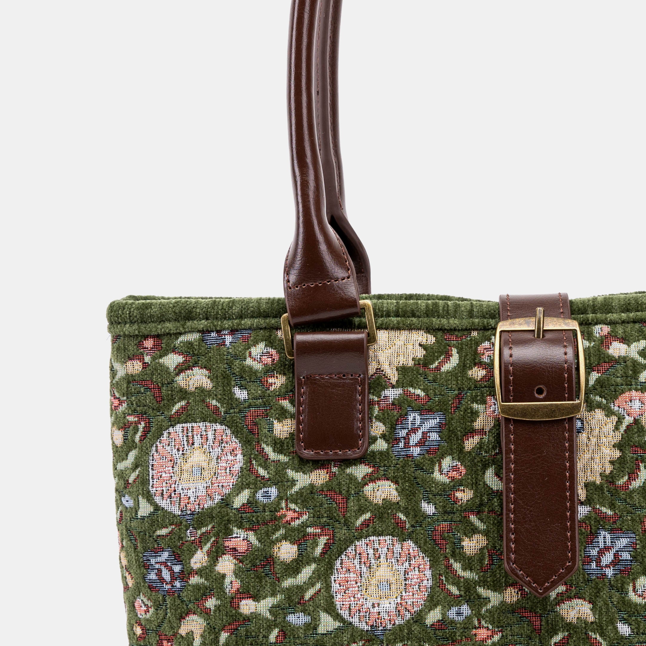 Bouquet Rose Arugula Green Everyday Tote of America detail