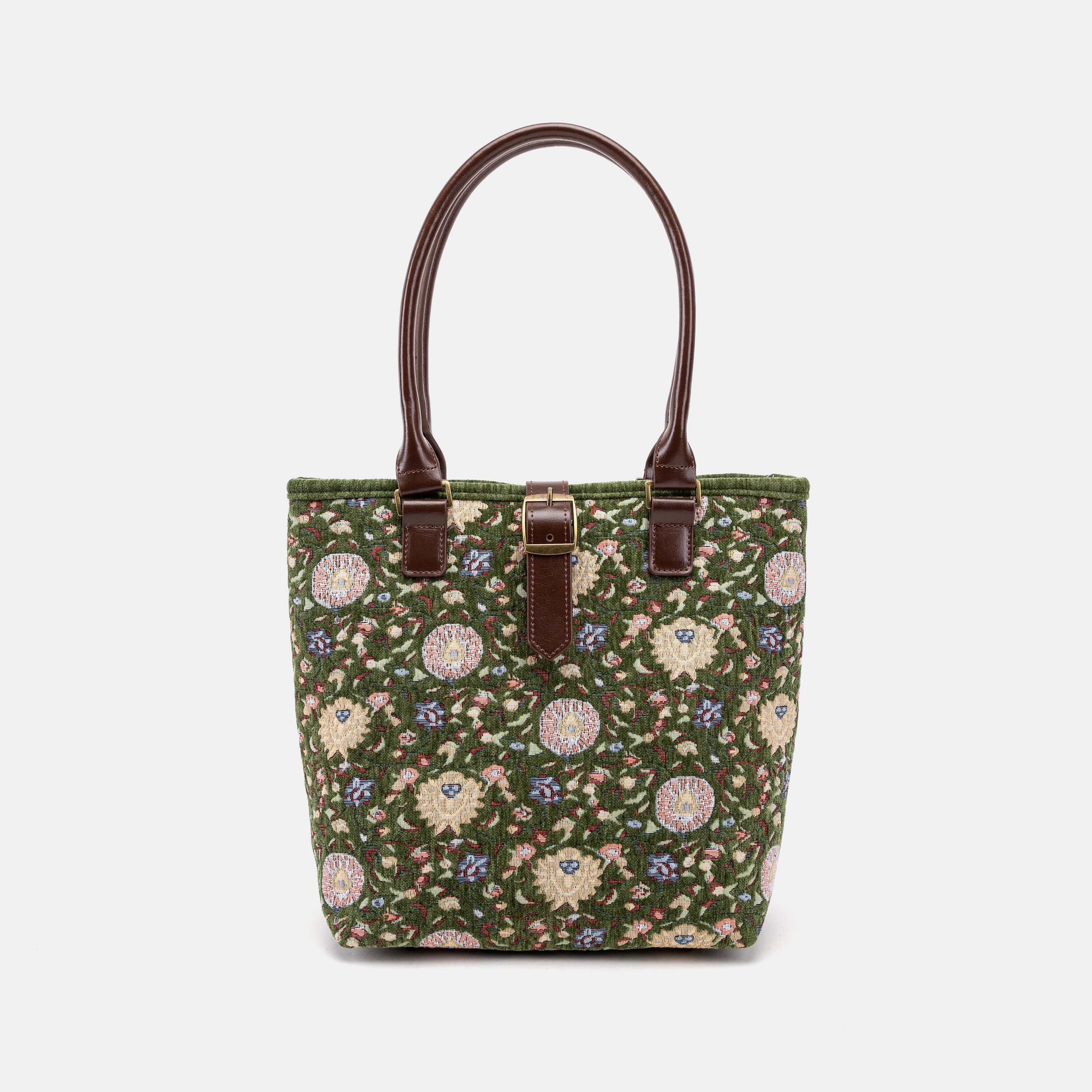 Bouquet Rose Arugula Green Everyday Tote of America front