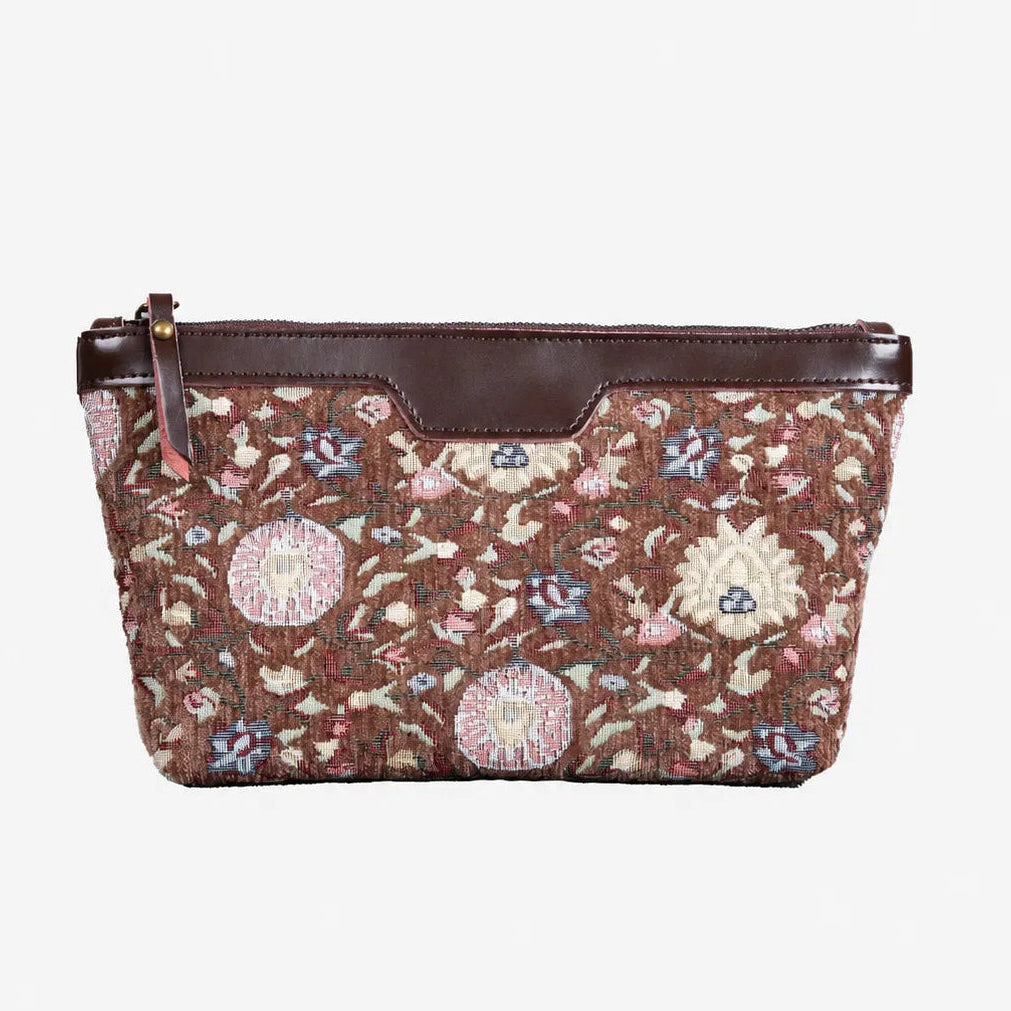 Bouquet Coffee Carpet Makeup Bag Carpetbag of America main