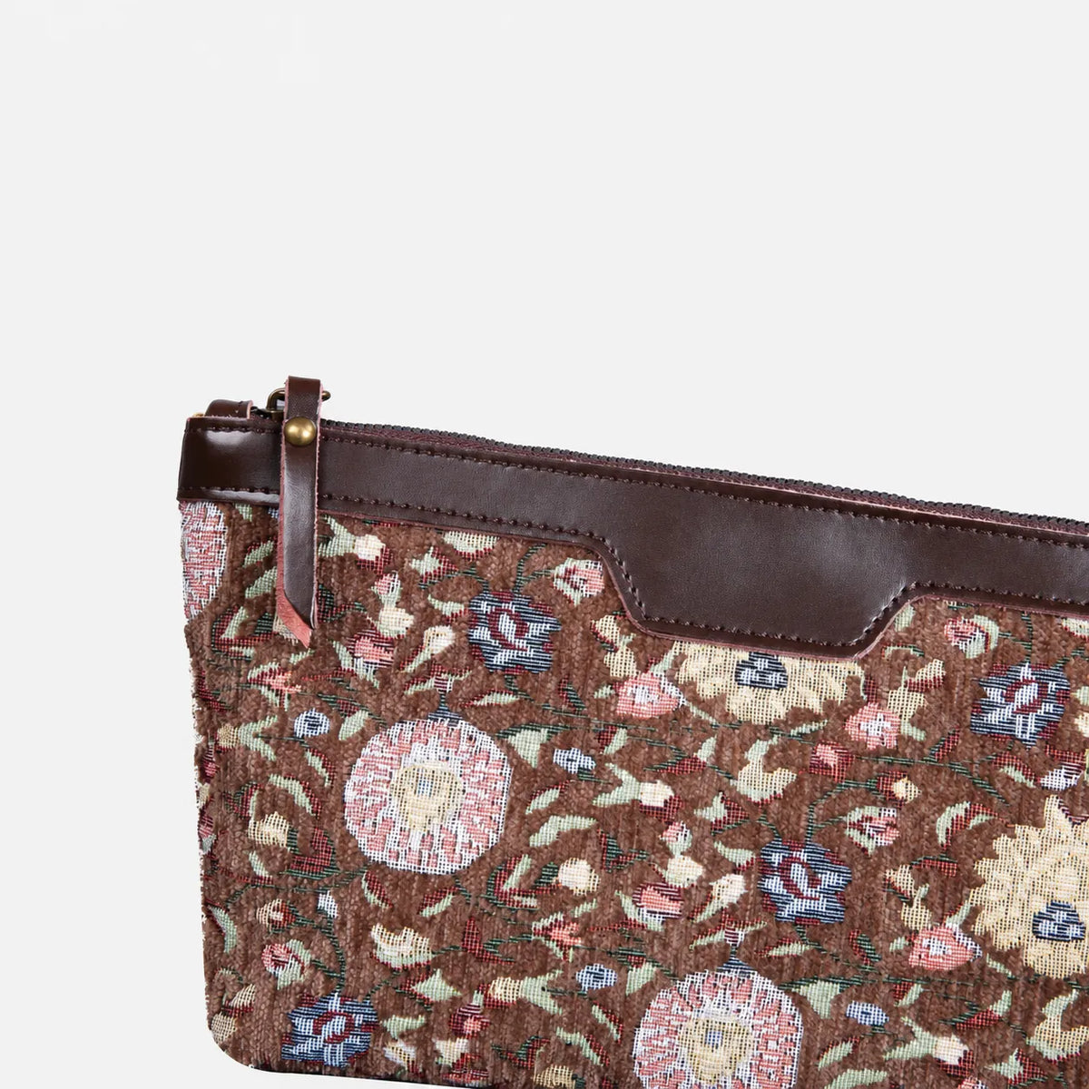 Bouquet Coffee Carpet Makeup Bag Carpetbag of America details