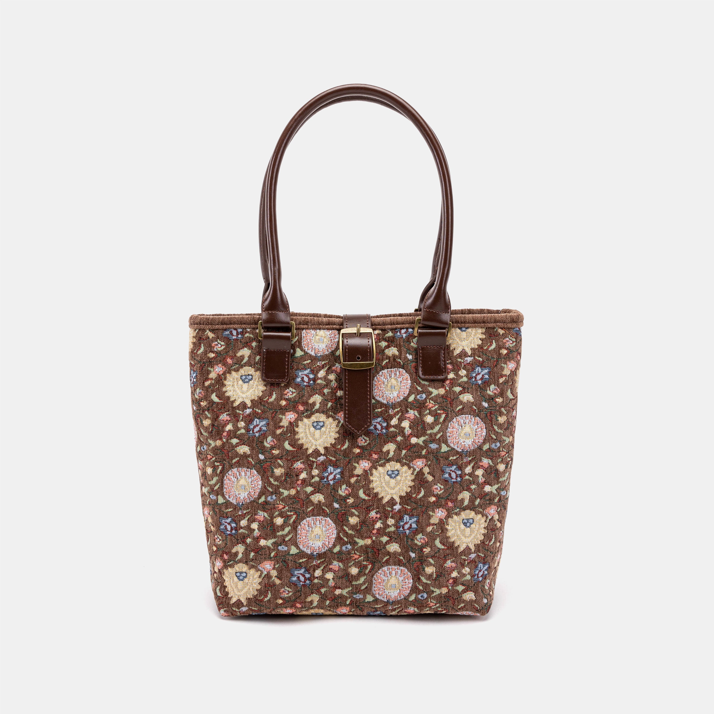 Bouquet Rose Coffee Everyday Tote Bag Carpetbag of America main