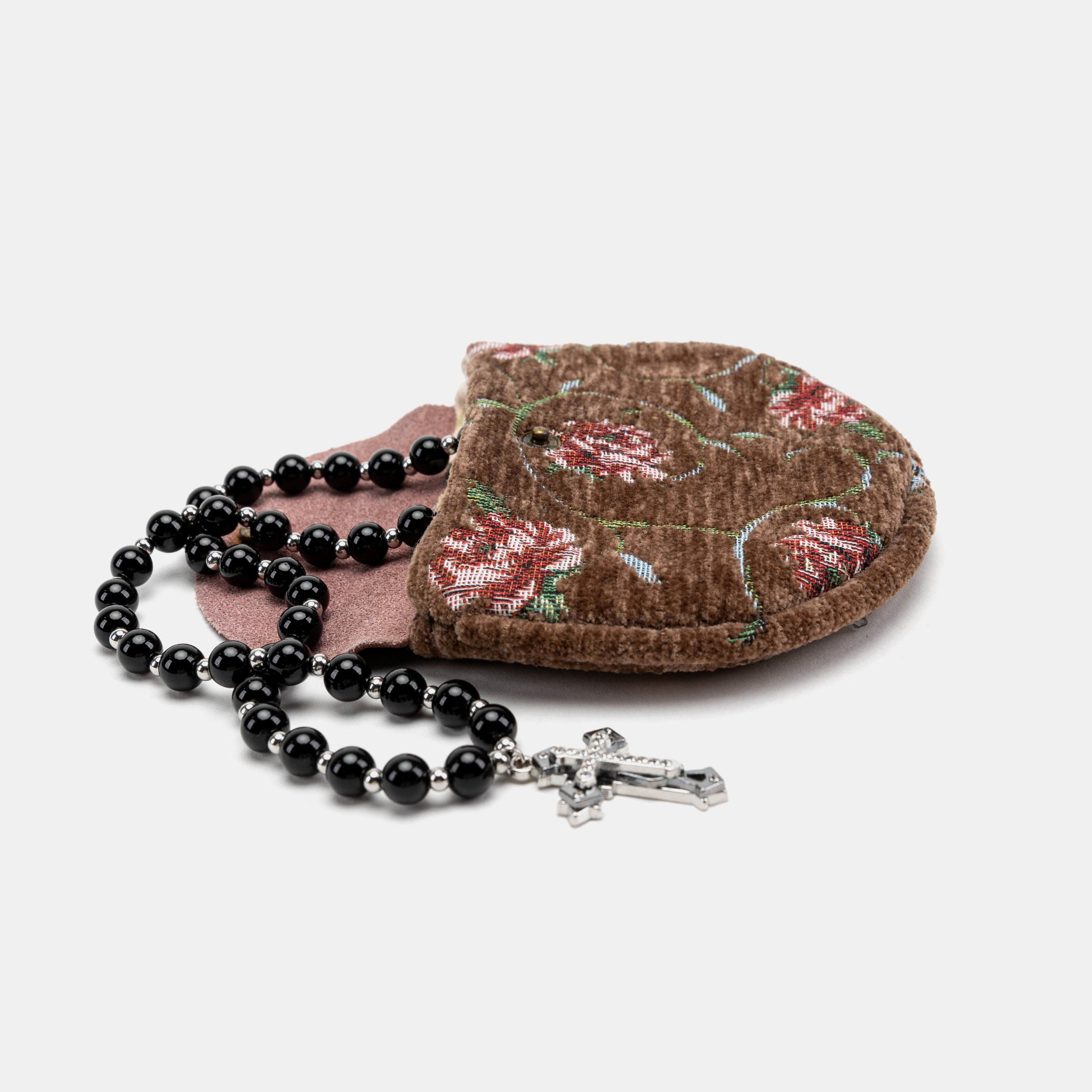 Rose Series Coffee Rosary Bag Carpetbag of America main