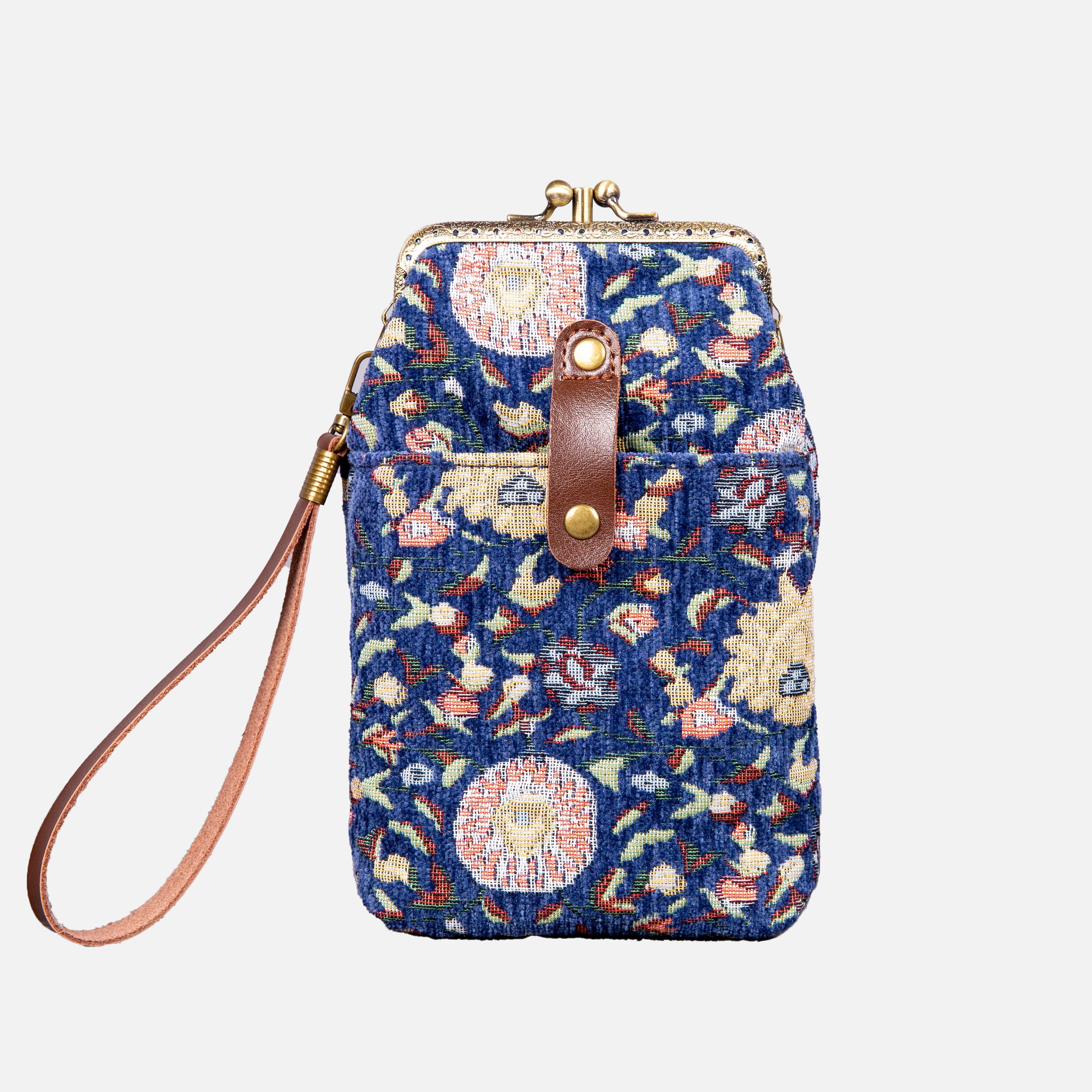 Bouquet Rose Pattern Series Carpet Phone Case Carpetbag of America Blue