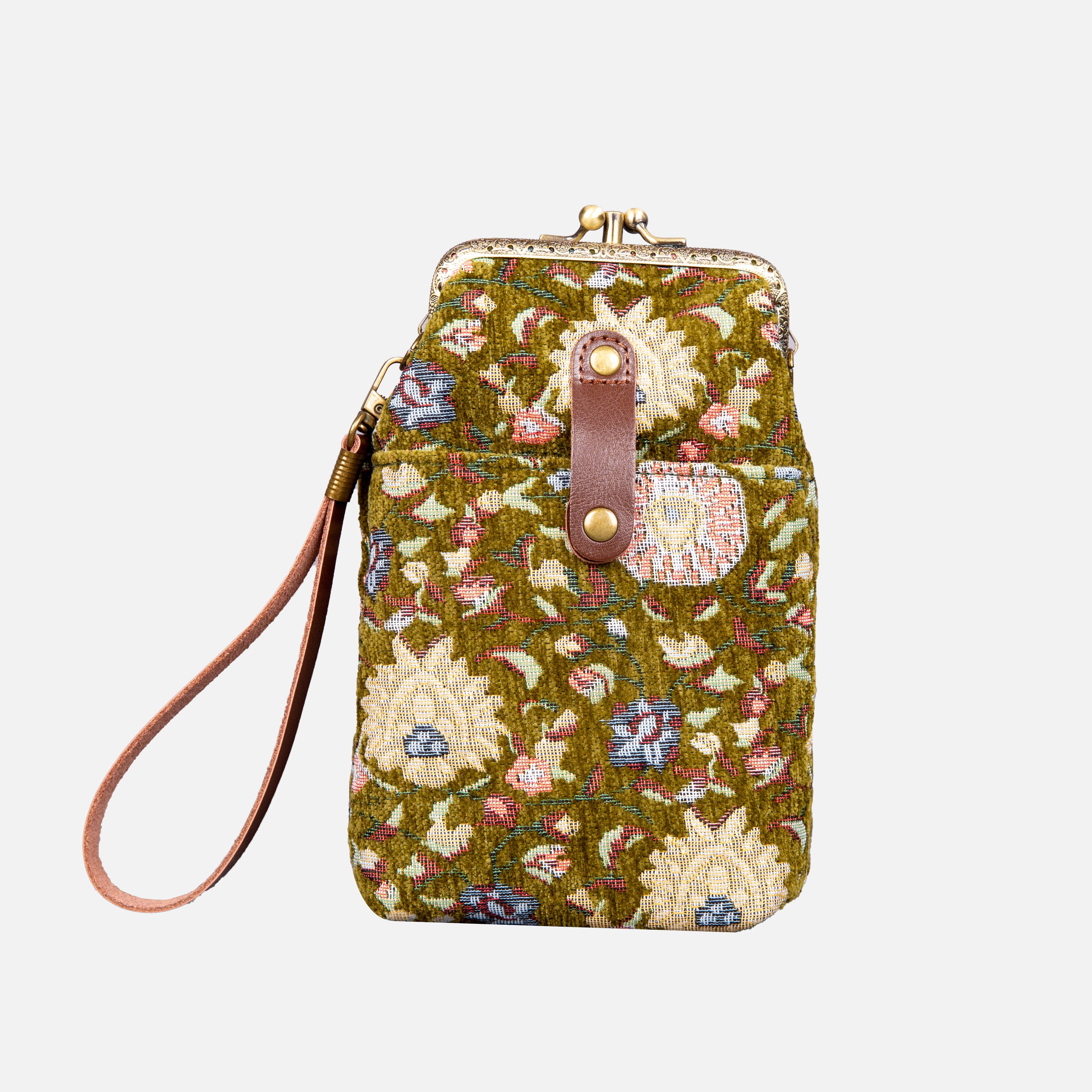 Bouquet Rose Pattern Series Carpet Phone Case Carpetbag of America 
Avocado