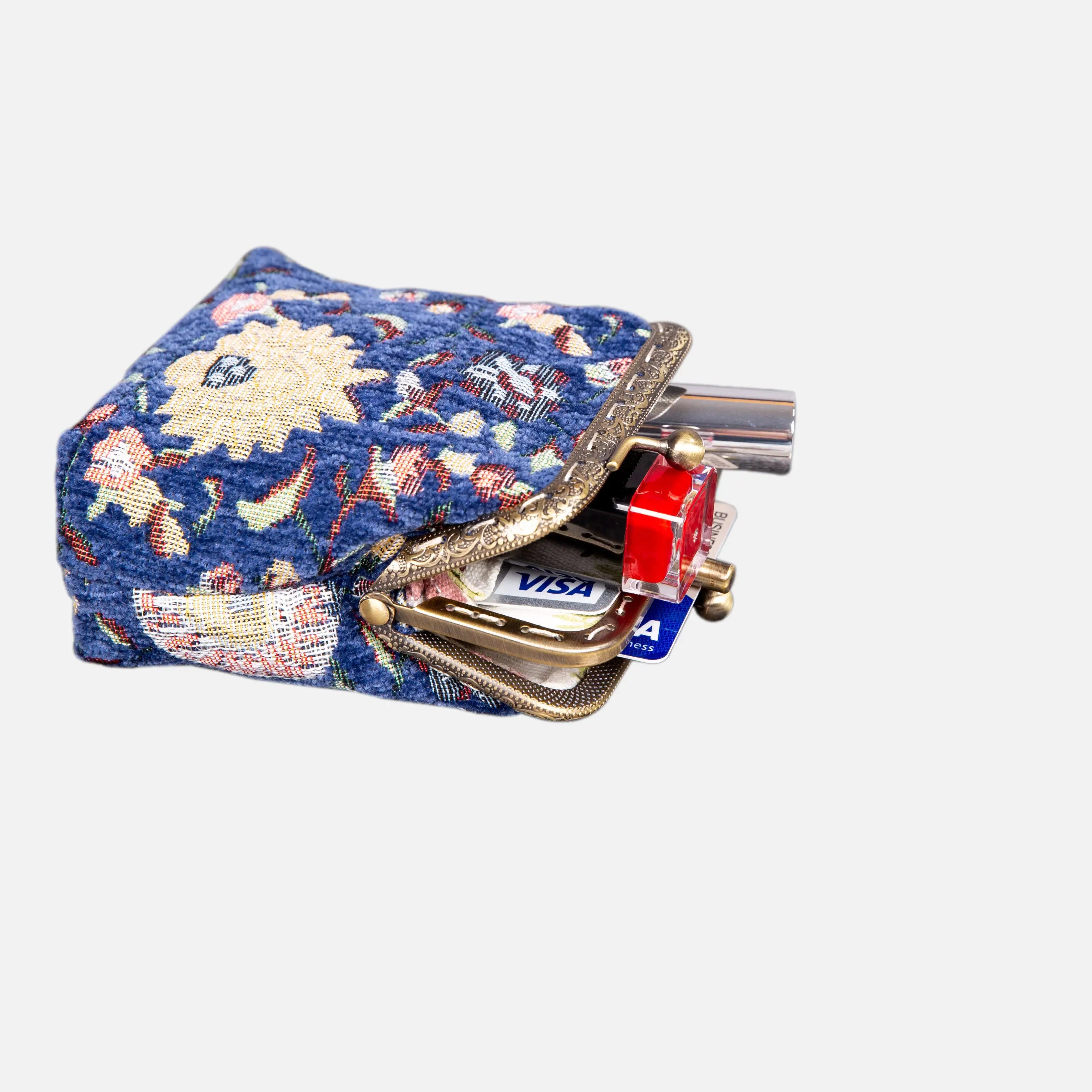 Oriental Pattern Series Double Kiss Clasp Coin Purse of America side-9
