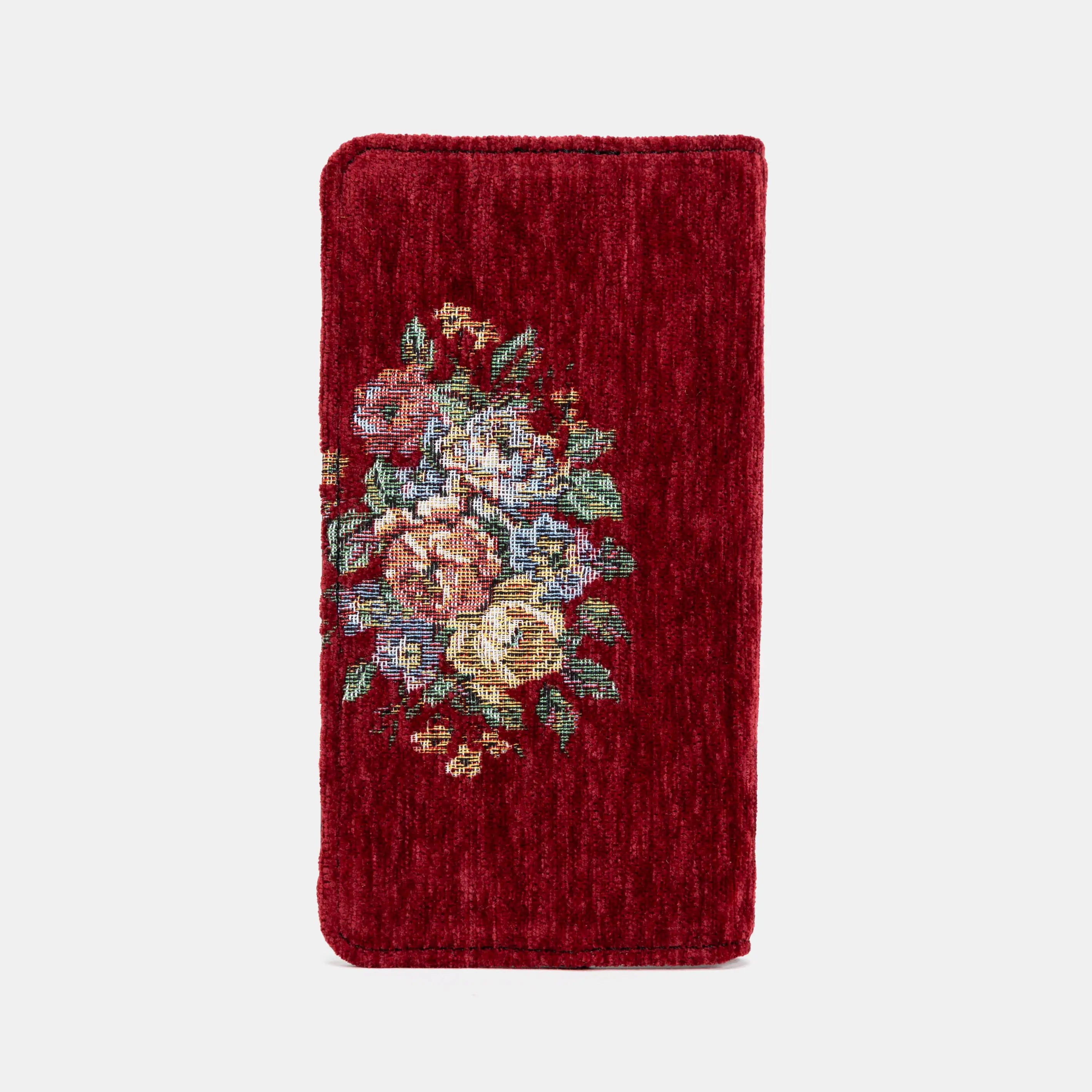 Bouquet Rose Red Checkbook Cover of America back