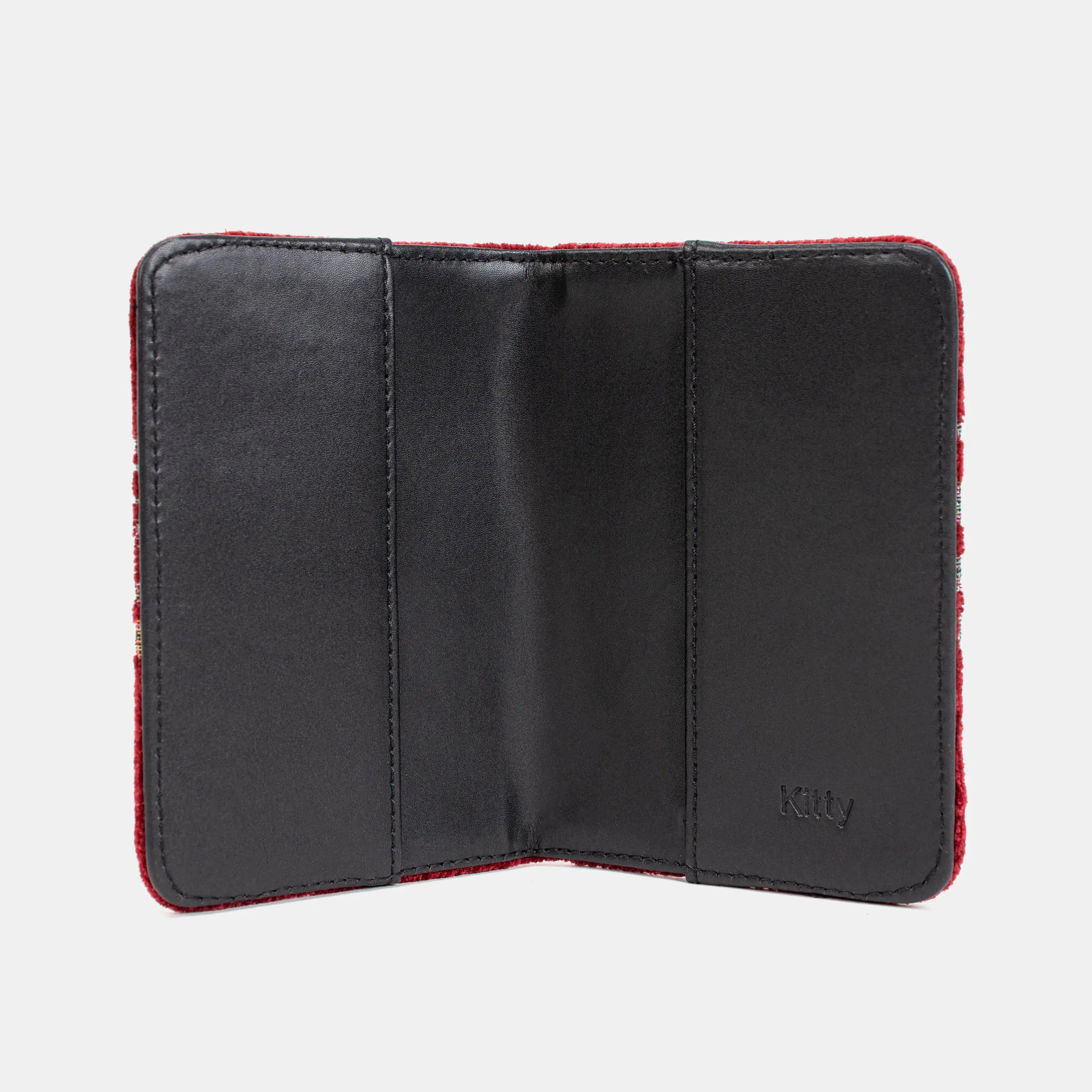 Bouquet Rose Red Passport Cover of America inside