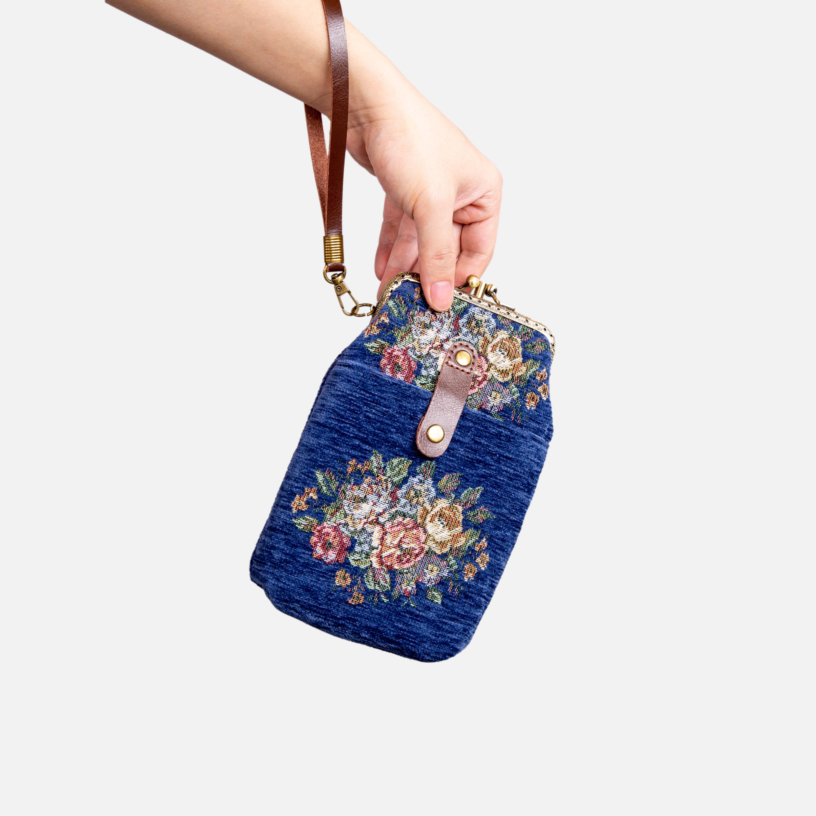 Bouquet Rose Series Carpet Phone Case Carpetbag of America Blue