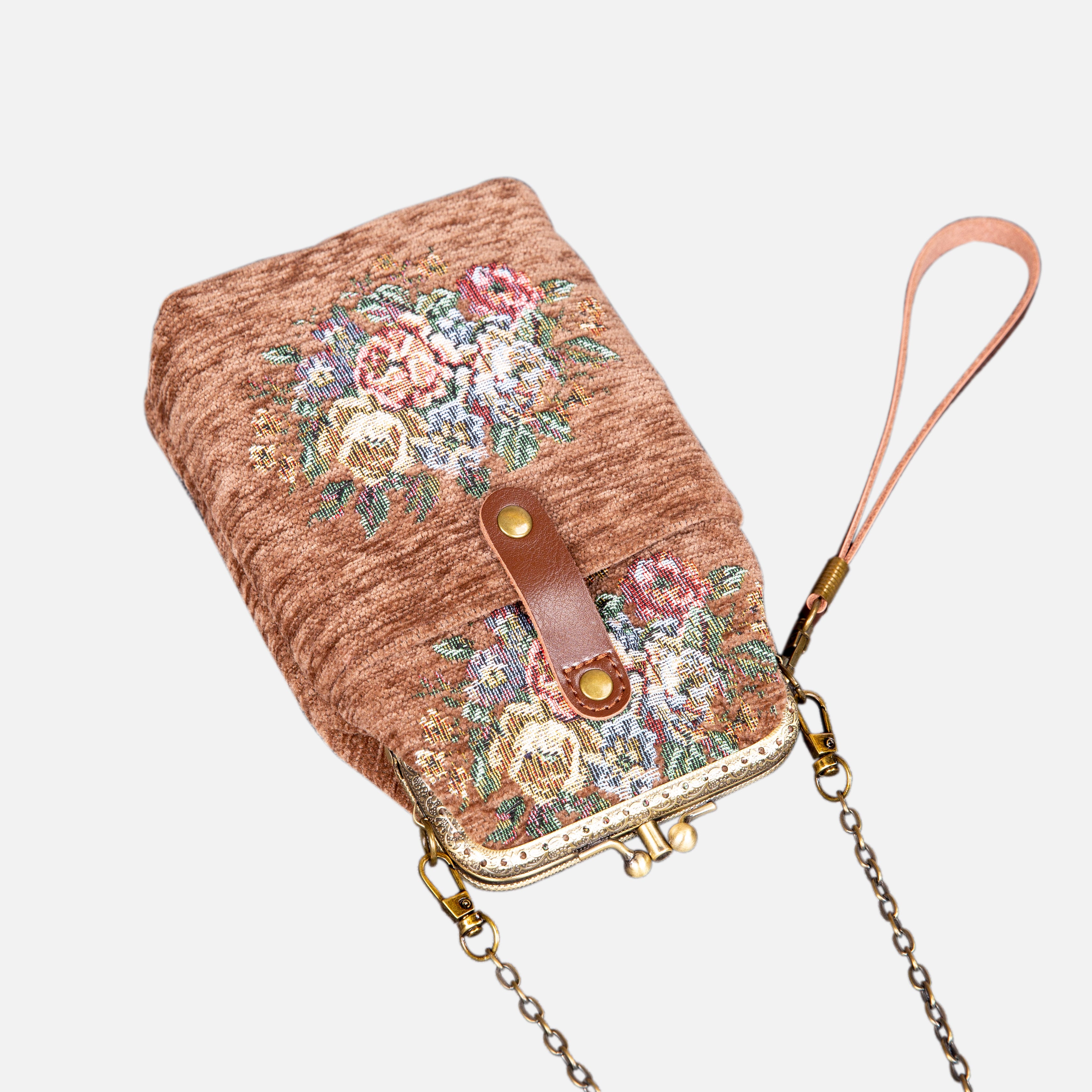 Bouquet Rose Series Carpet Phone Case Carpetbag of America lay flat