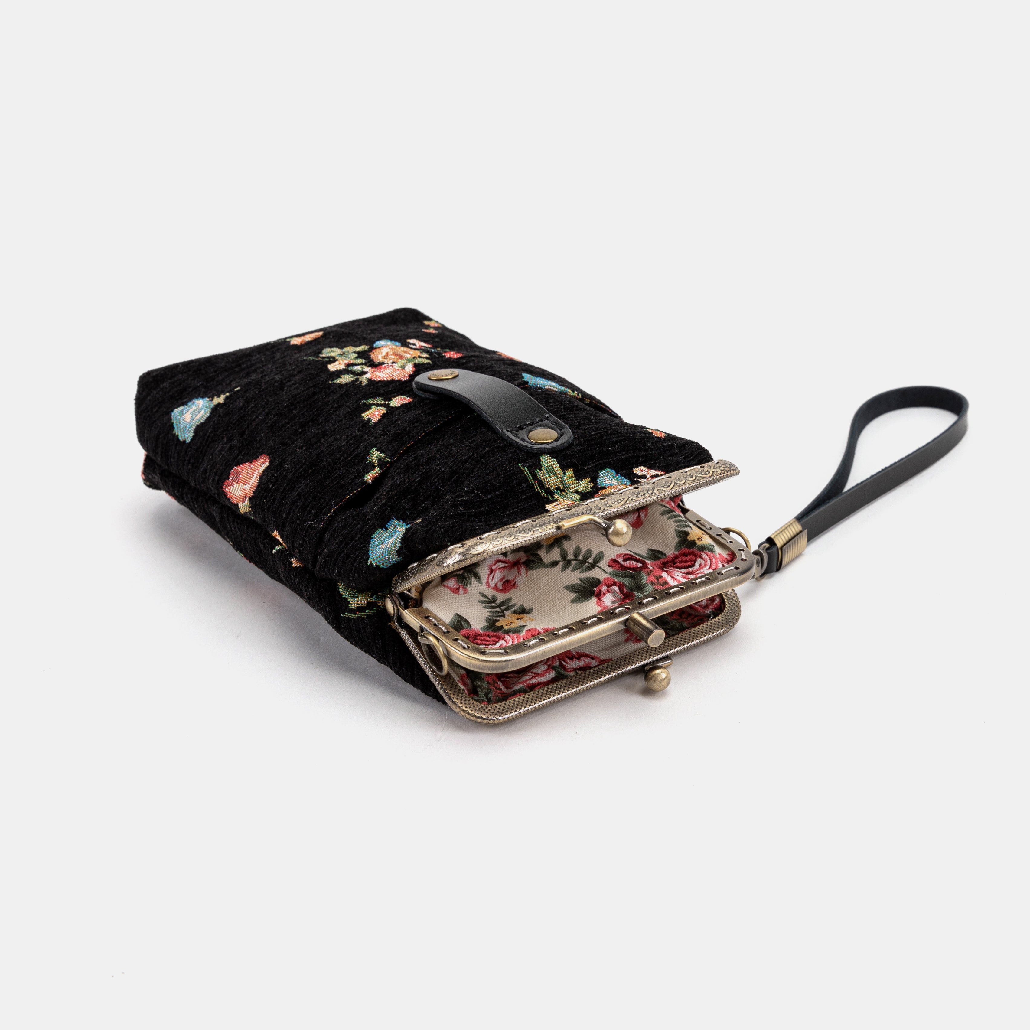 Bouquets Black Carpet Phone Case Carpetbag of America lay flat