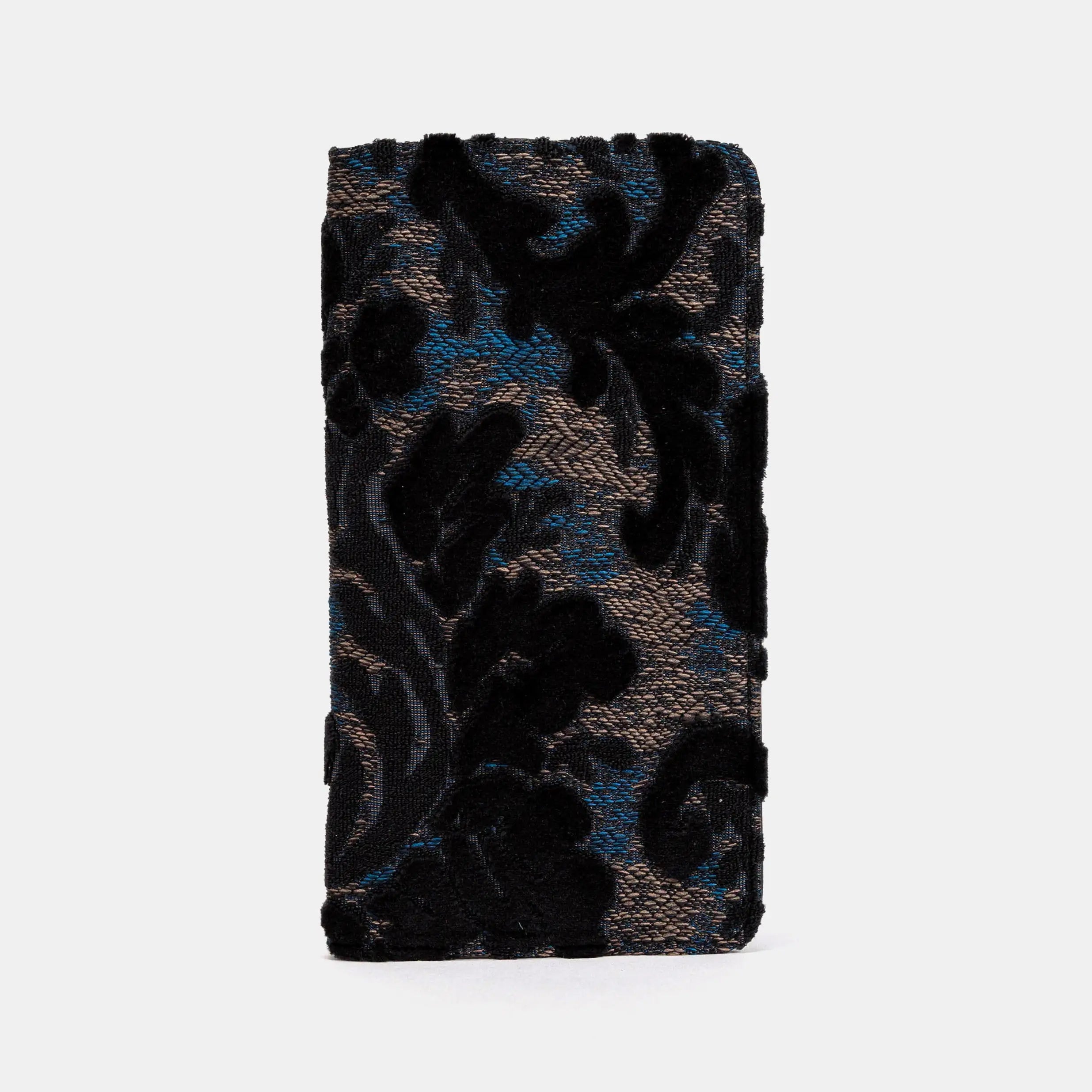 Burnout Velvet Black Checkbook Cover of America main