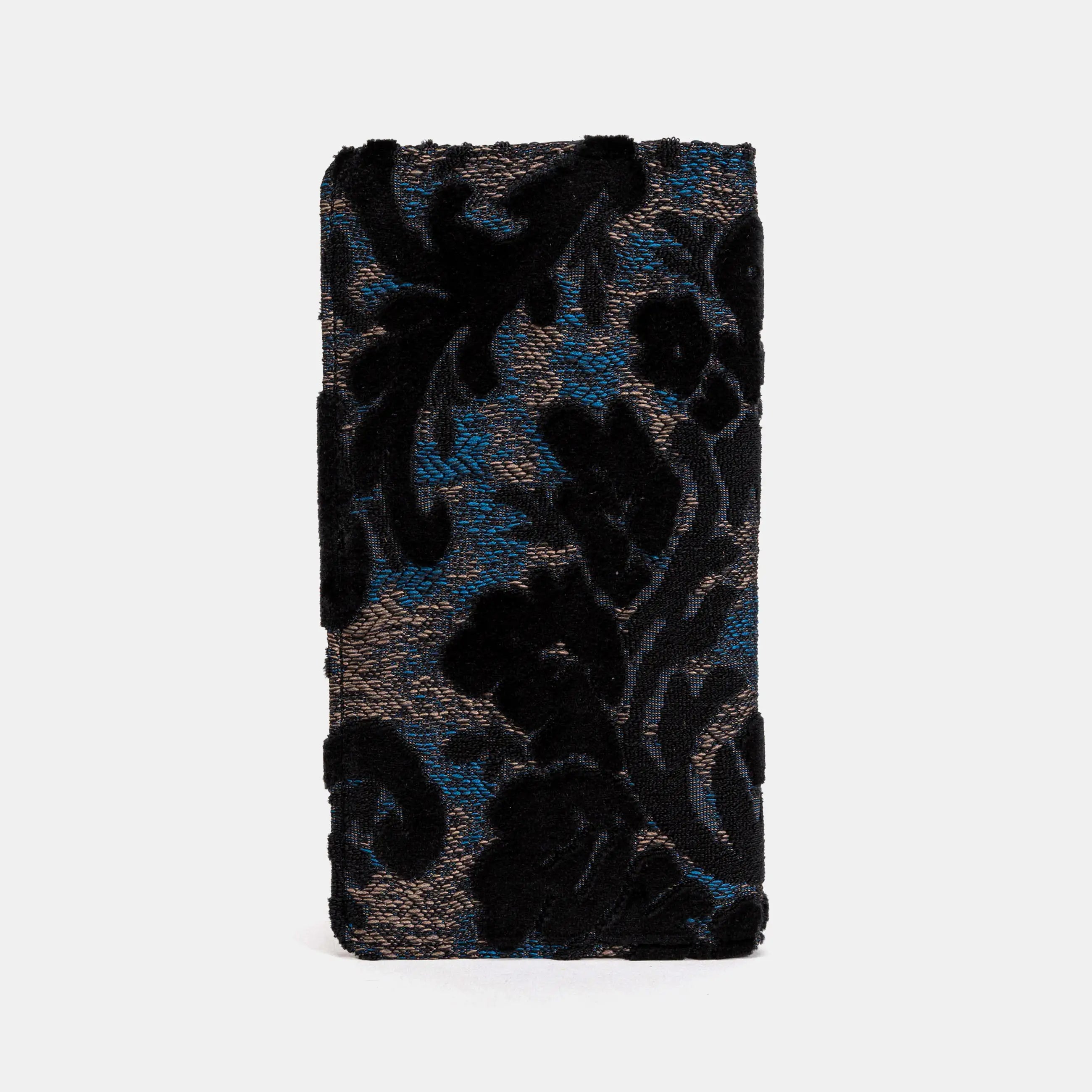 Burnout Velvet Black Checkbook Cover of America back