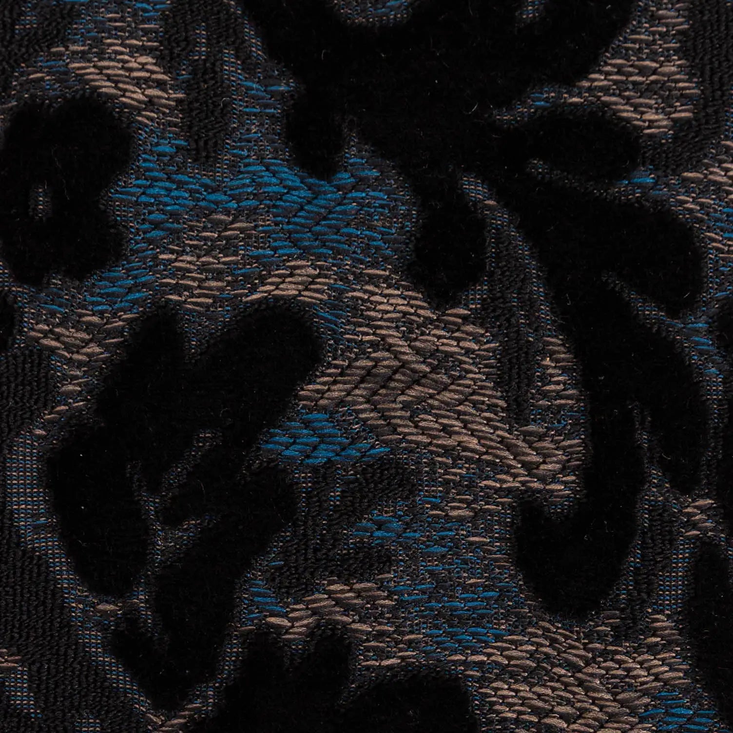 Burnout Velvet Black Checkbook Cover of America detail