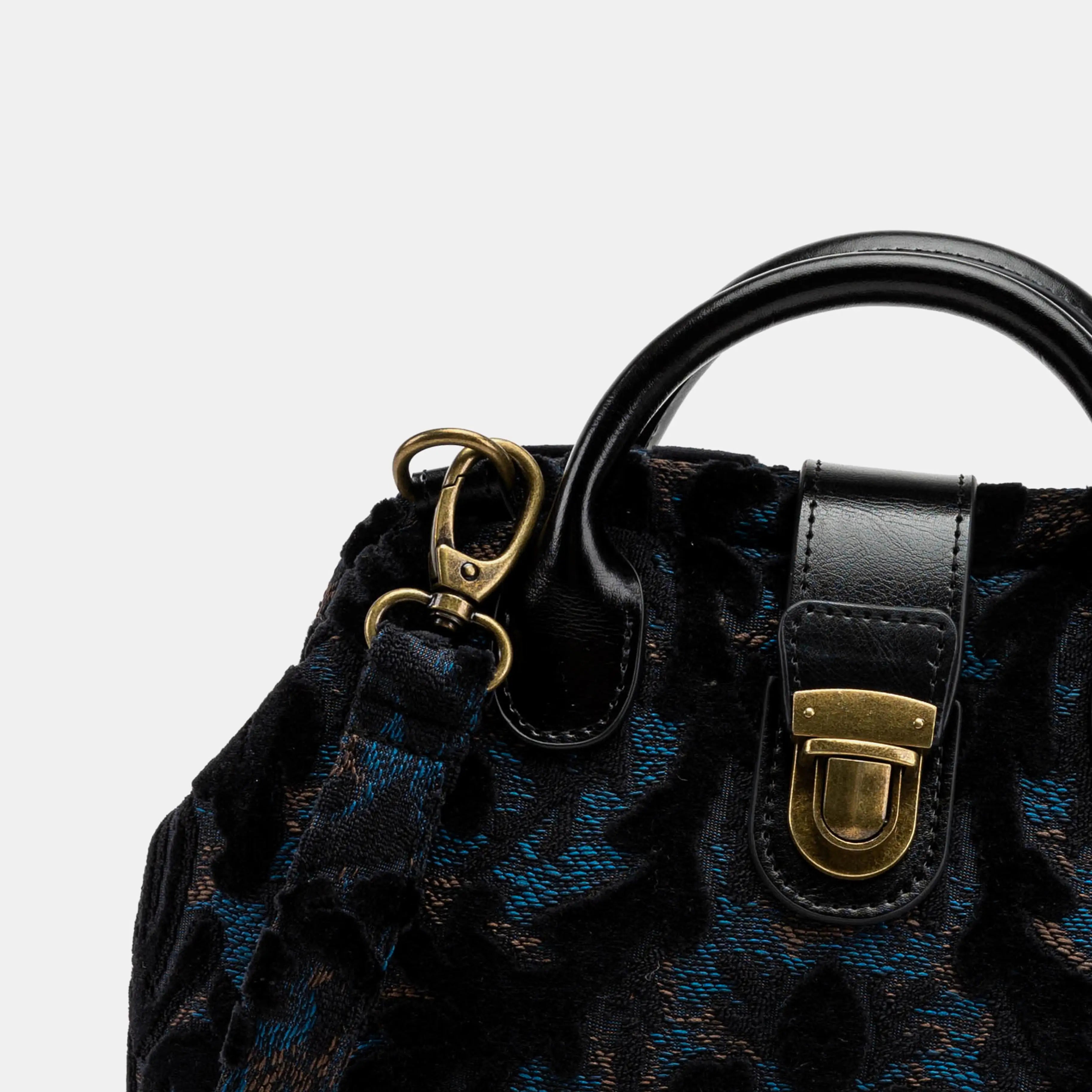 Burnout Velvet Black Everyday Backpack of America detail