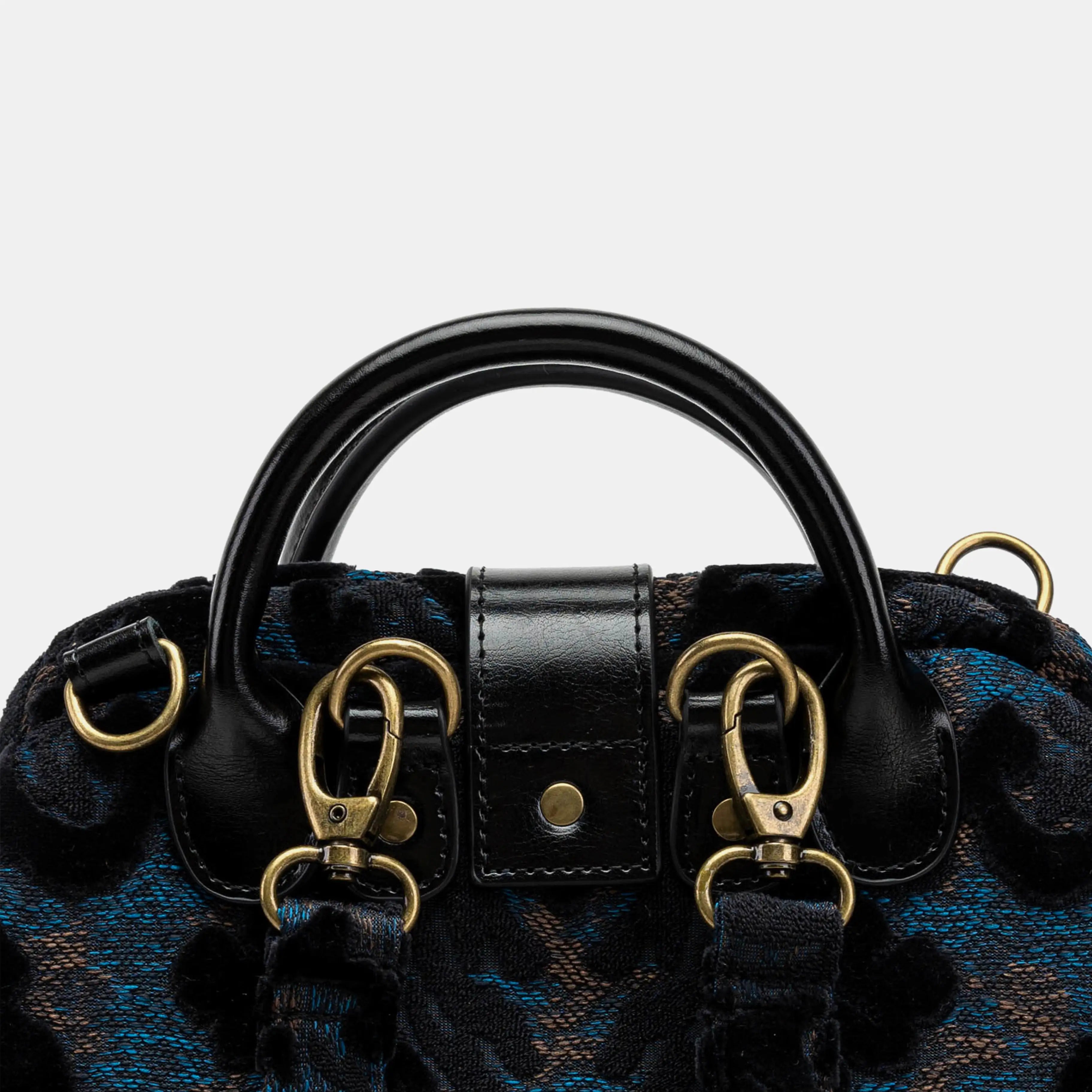 Burnout Velvet Black Everyday Backpack of America detail