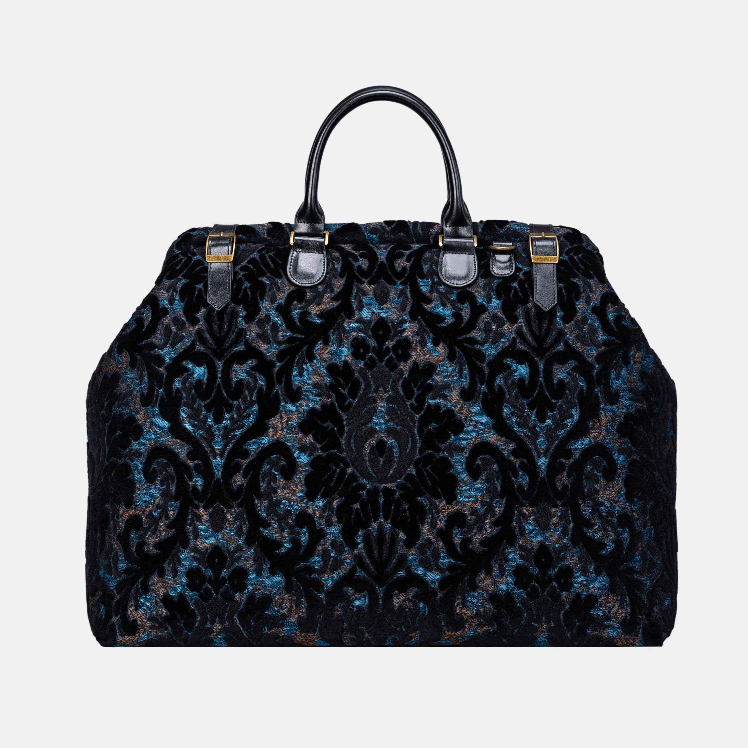 Burnout Velvet Black Men's Carpetbag of America front-1