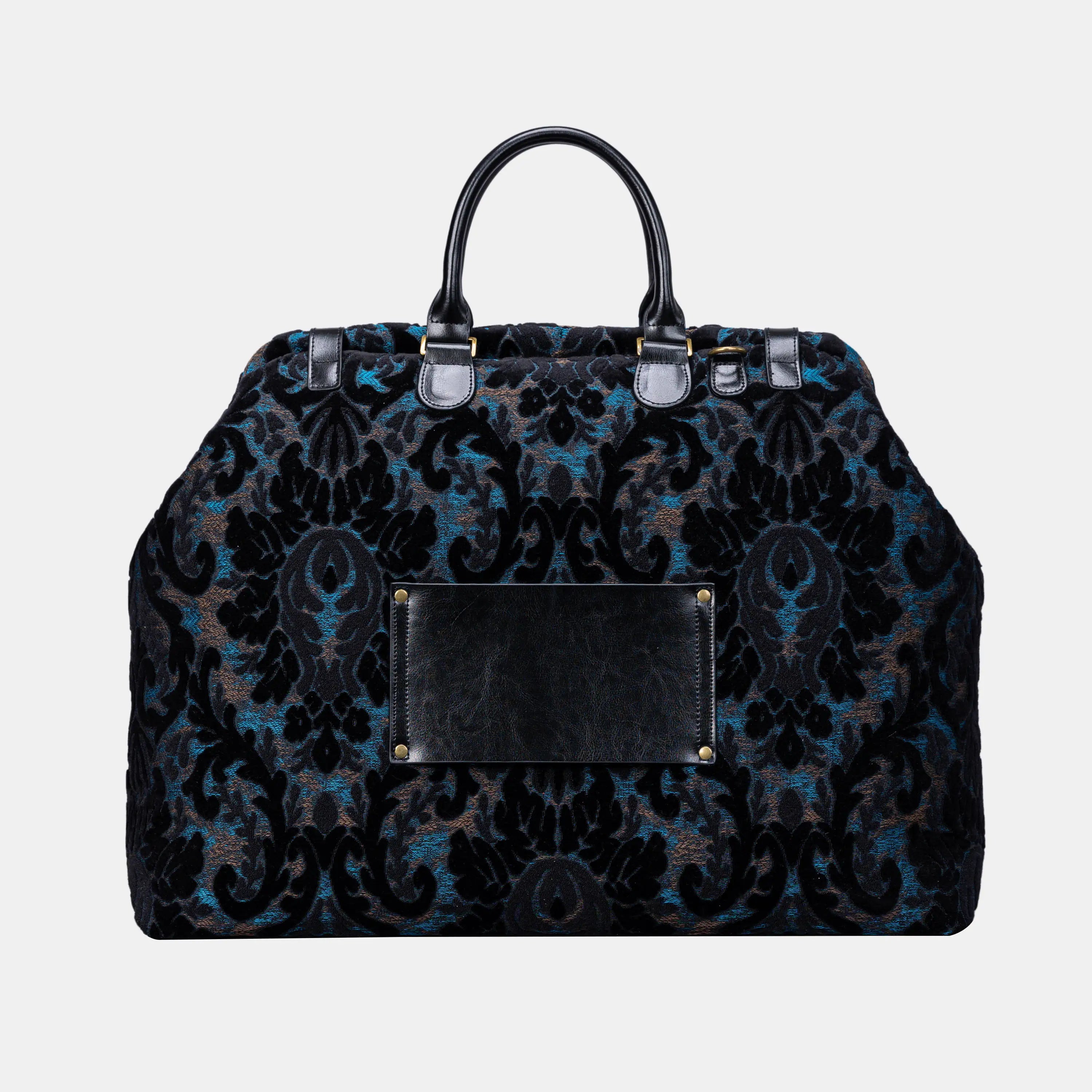 Burnout Velvet Black Men's Carpetbag of America back-3