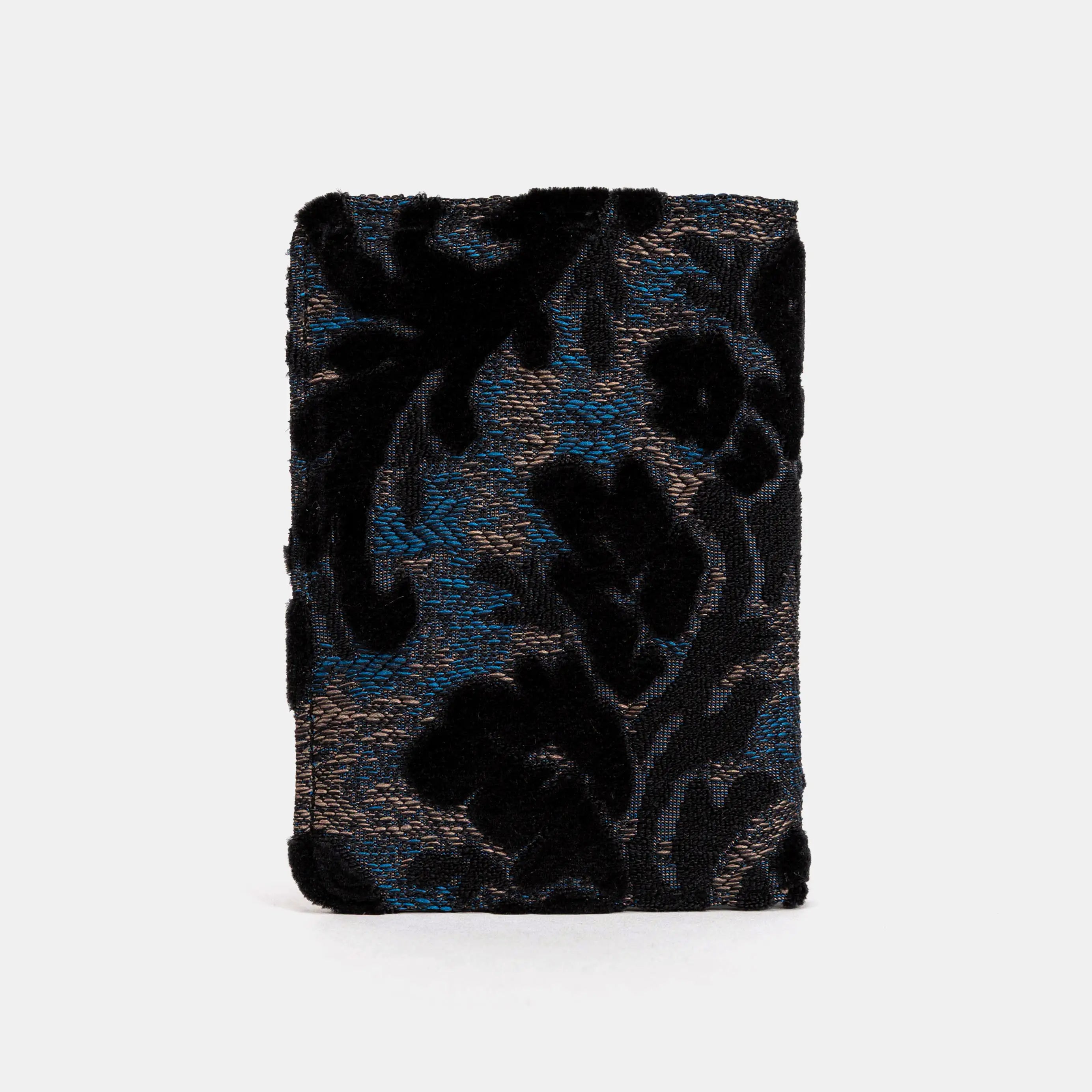 Burnout Velvet Black Passport Cover of America back