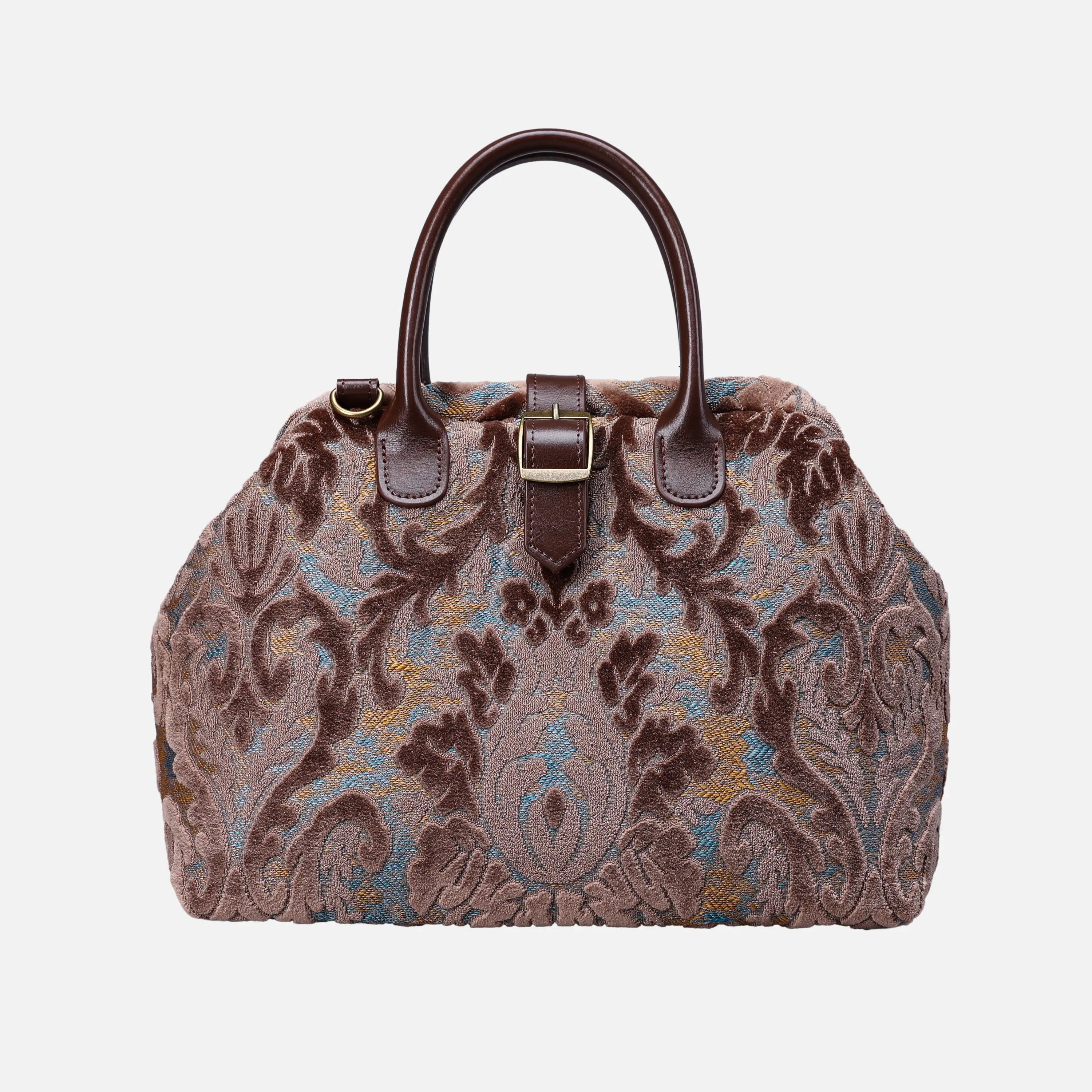 Burnout Velvet Camel Carpet Handbag Purse carpet bag MCW Handmade of America main