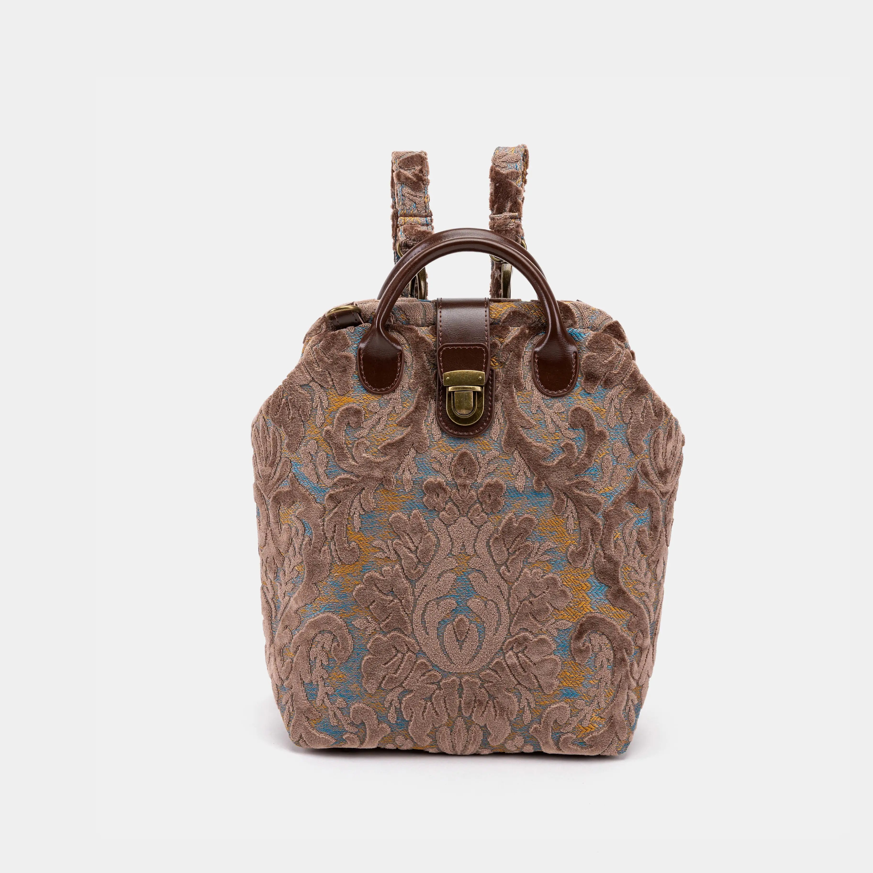 Burnout Velvet Camel Everyday Backpack of America main