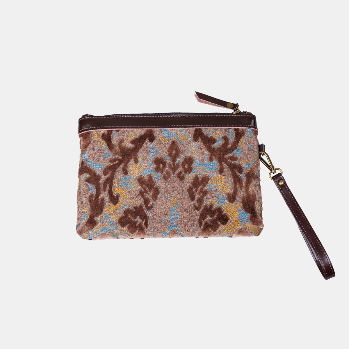 Burnout Velvet Camel carpet bag MCW Handmade back