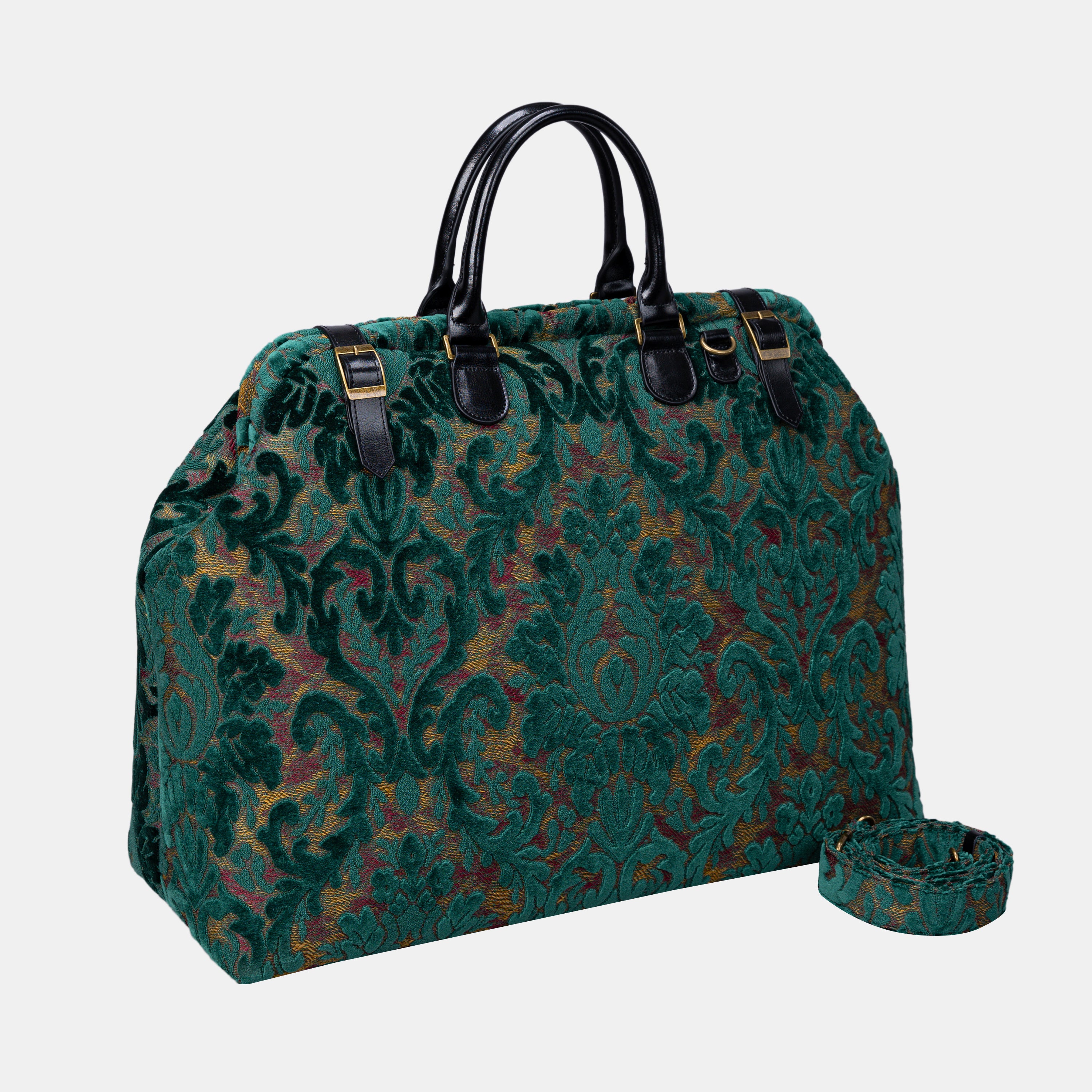 Burnout Velvet Jade Green Men's Carpetbag of America main