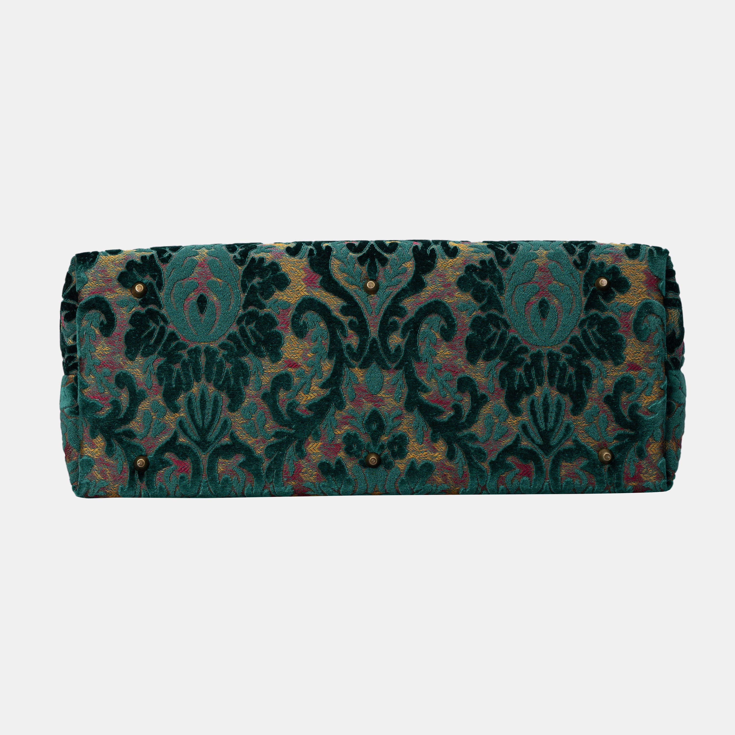 Burnout Velvet Jade Green Men's Carpetbag of America bottom-4