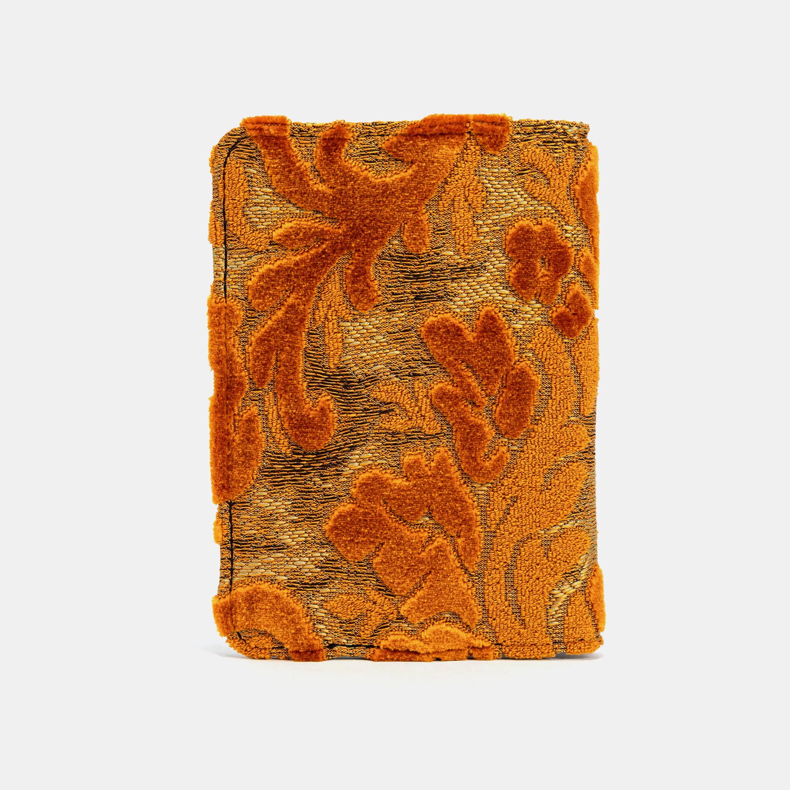 Burnout Velvet Orange Passport Cover of America back