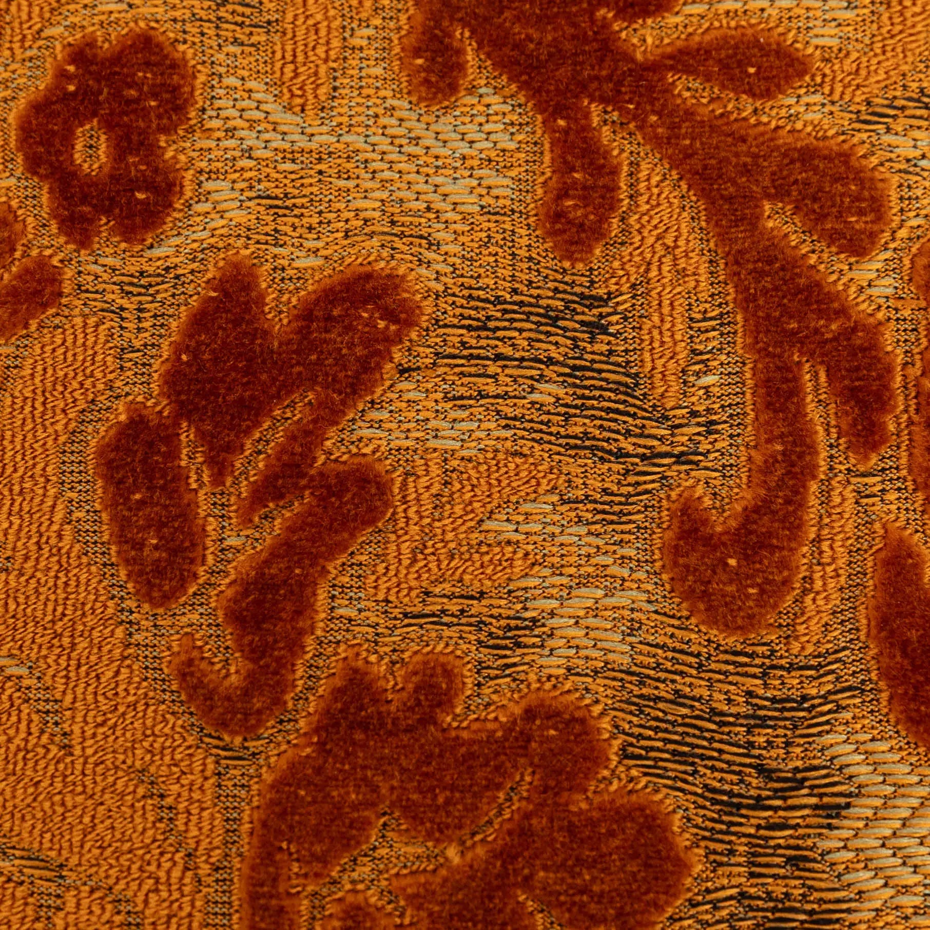Burnout Velvet Orange Passport Cover of America detail