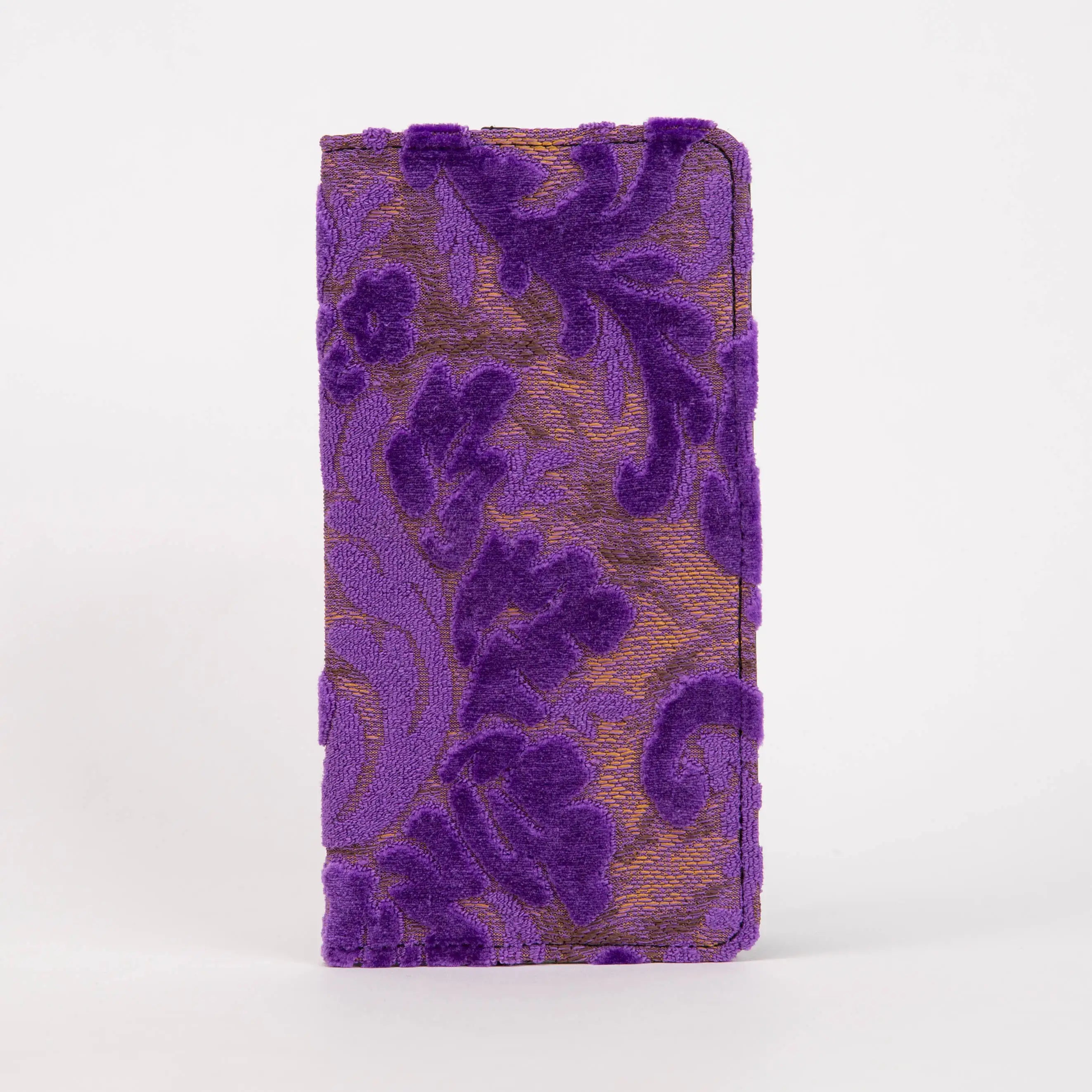 Burnout Velvet Purple Checkbook Cover of America overview