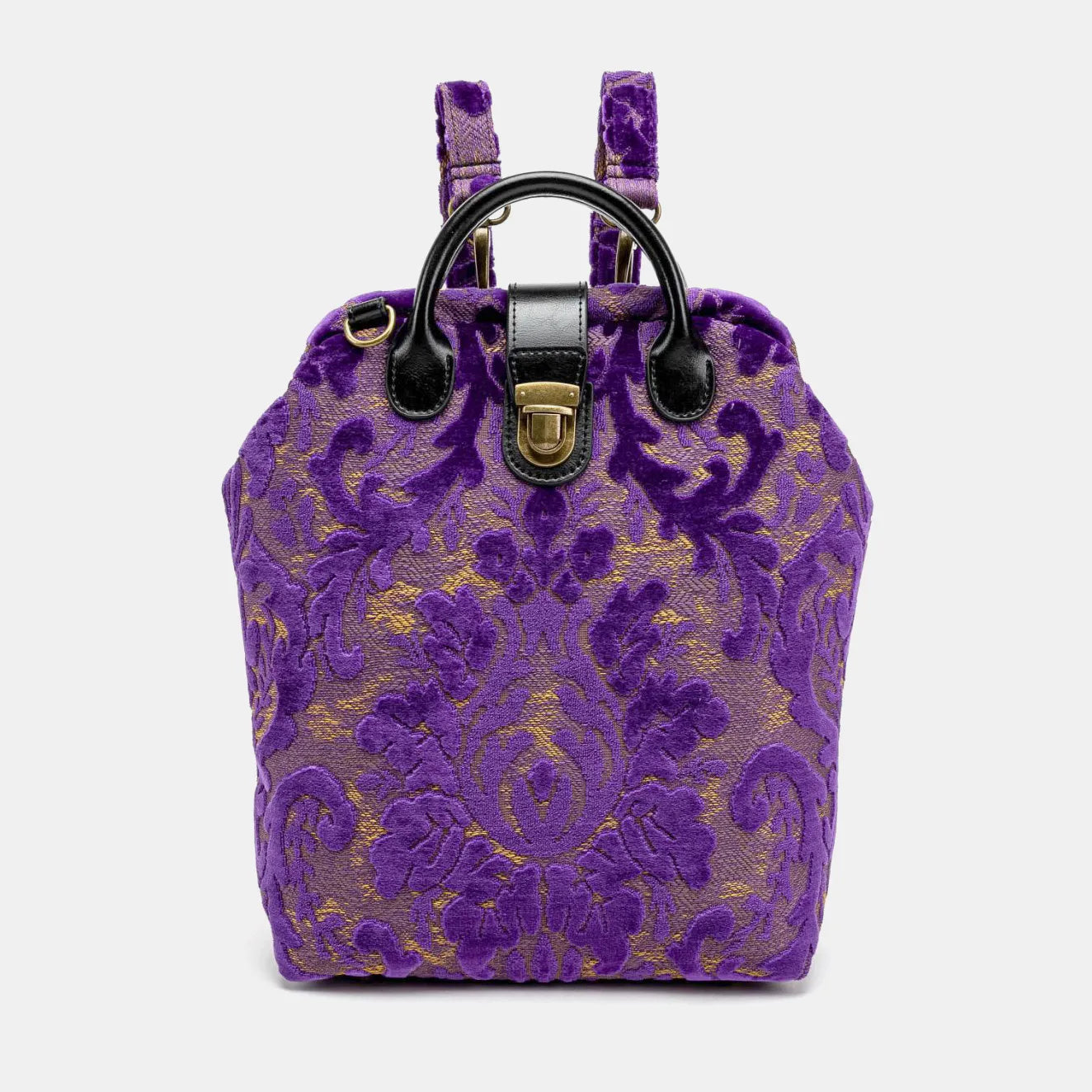 Burnout Velvet Purple Everyday Backpack of America front