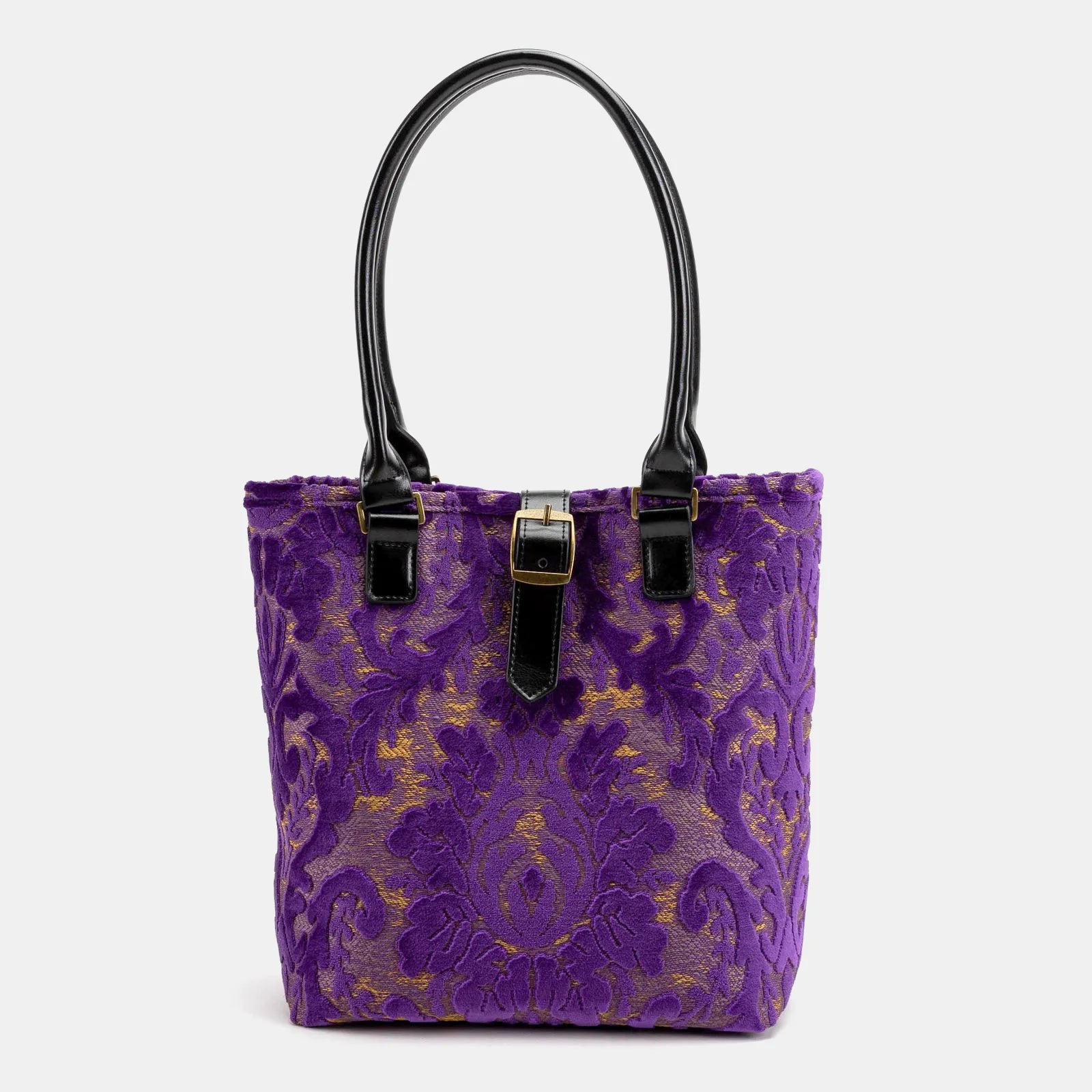 Burnout Velvet Purple Everyday Tote Carpetbag of America main