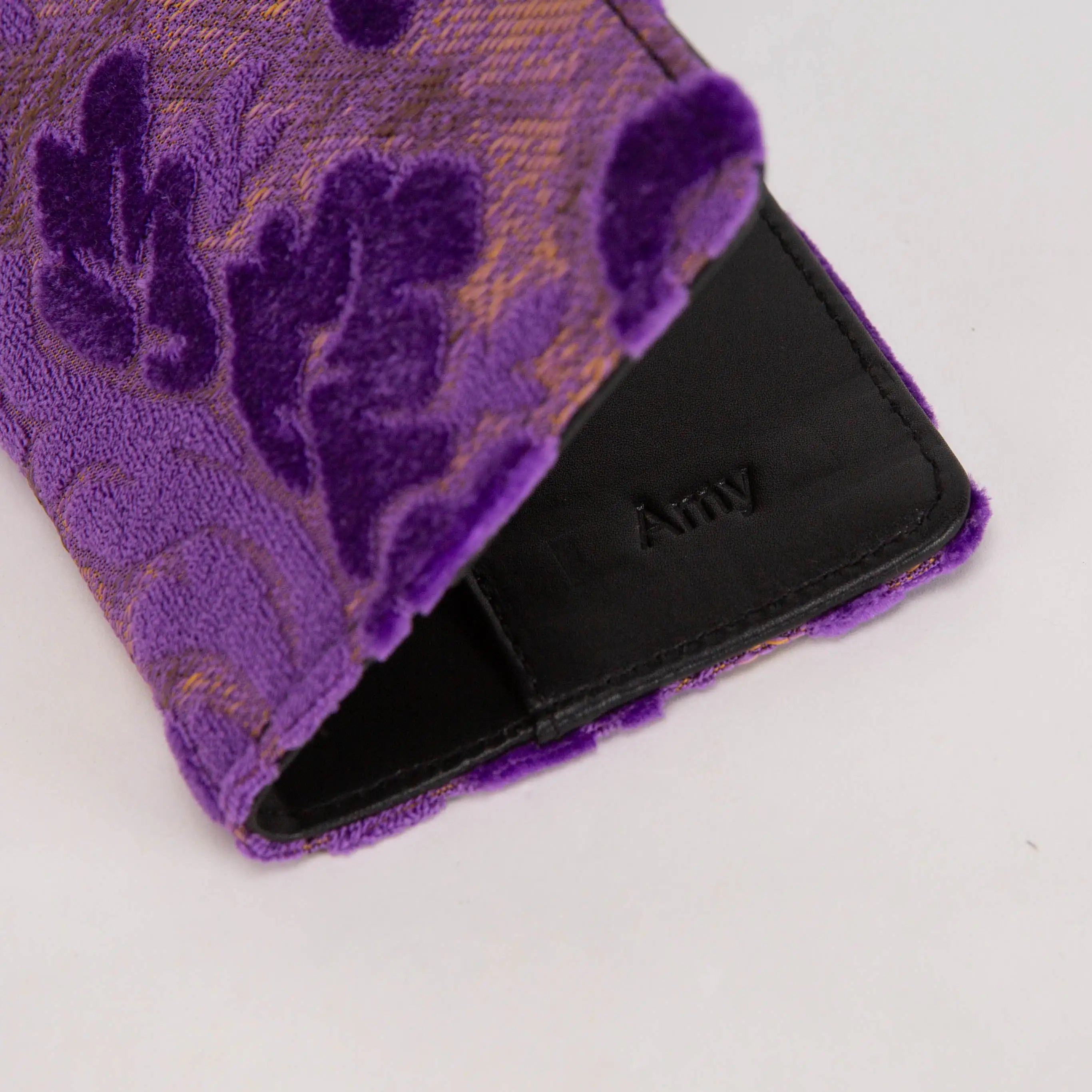 Burnout Velvet Purple Passport Cover of America customization