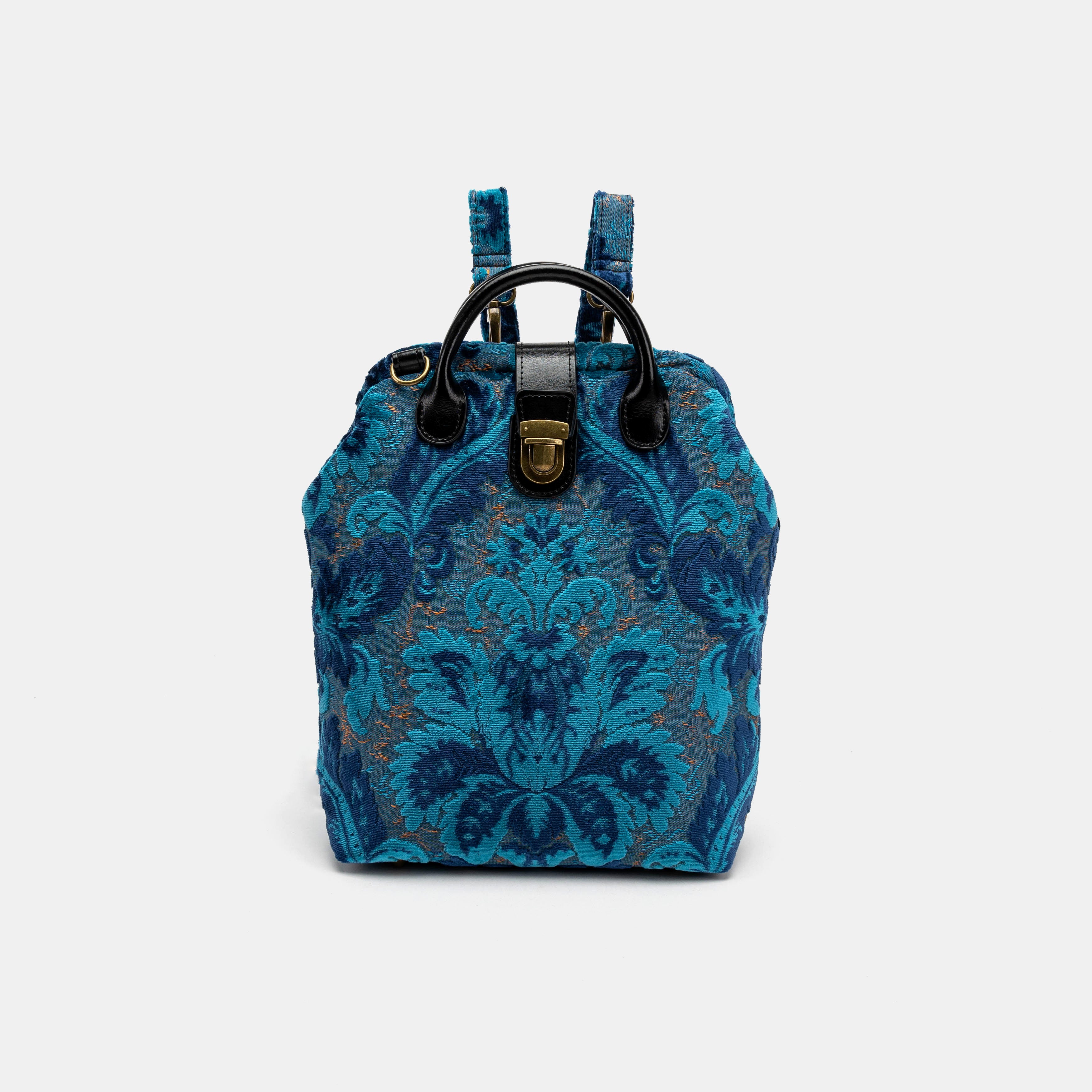 Burnout Velvet Revival Aqua Everyday Backpack of America front