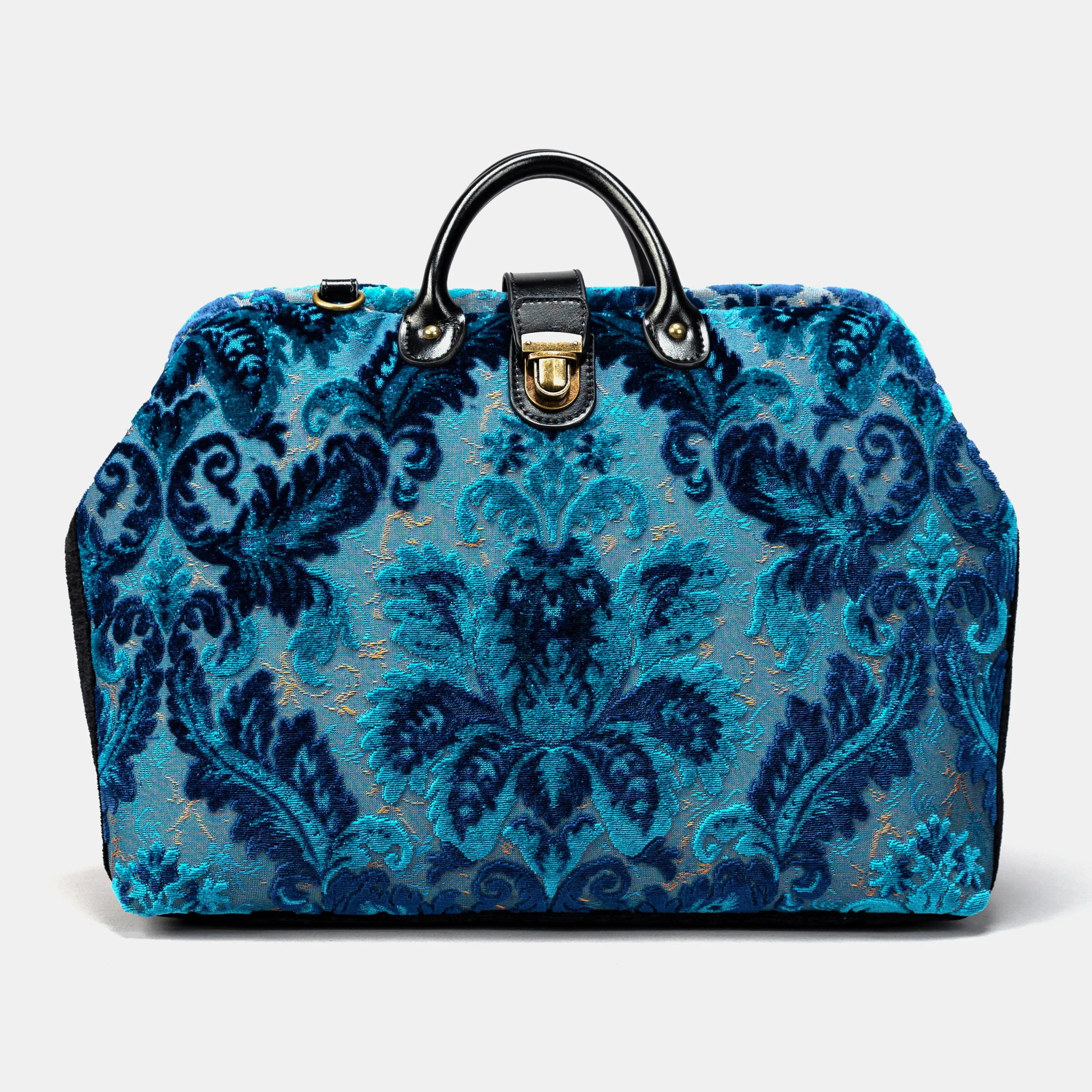 Burnout Velvet Revival Aqua Laptop Work Bag of America main